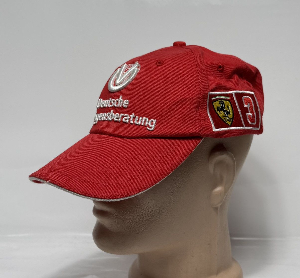 Ferrari Ferrari #3 Michael Schumacher Vintage Racing Cap Hat Size ONE SIZE - 2 Thumbnail