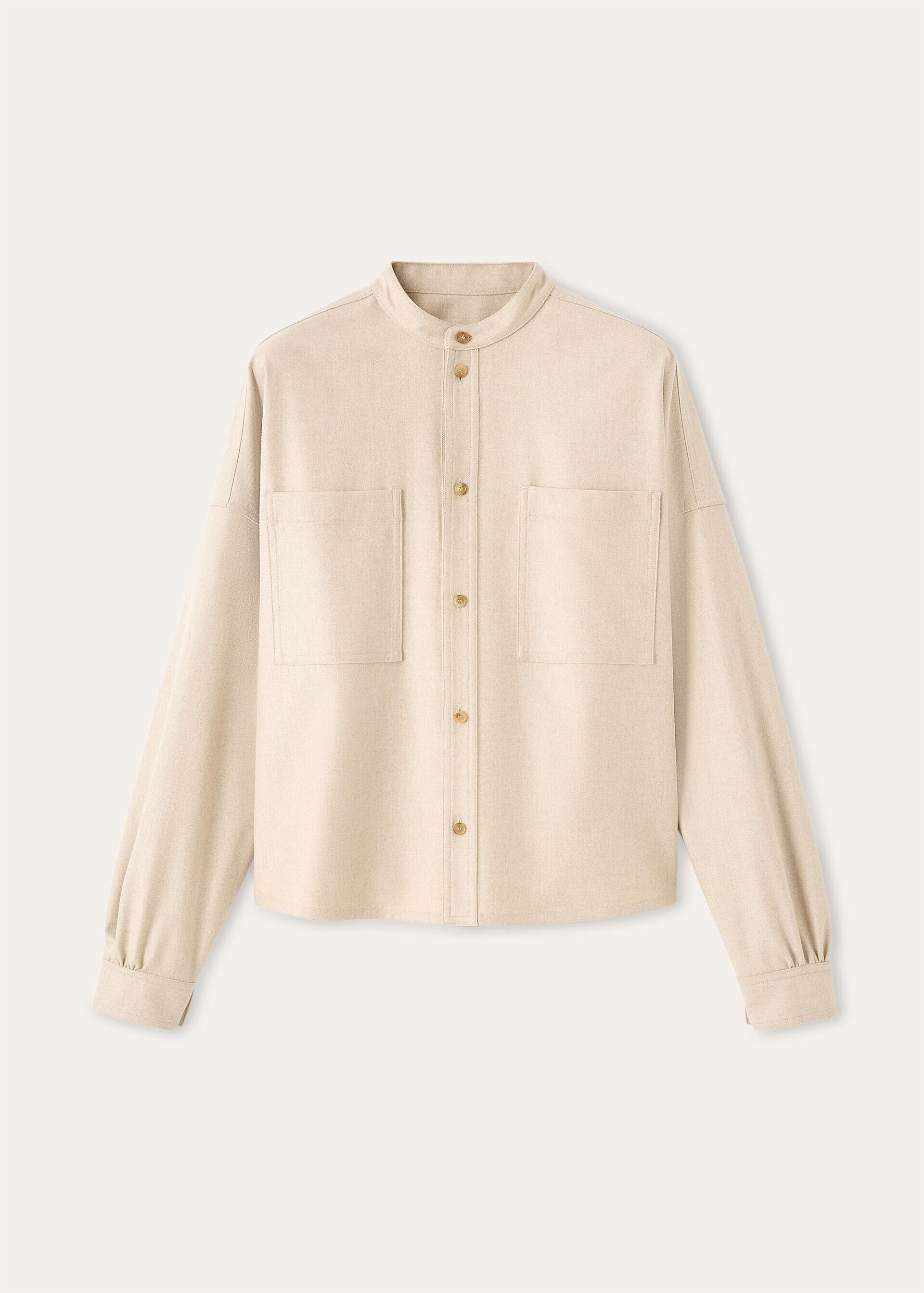 Loro Piana os11x0426 FAQ6631 Gyles Shirt in Majestic Wind Size S / US 4 / IT 40 - 1 Thumbnail