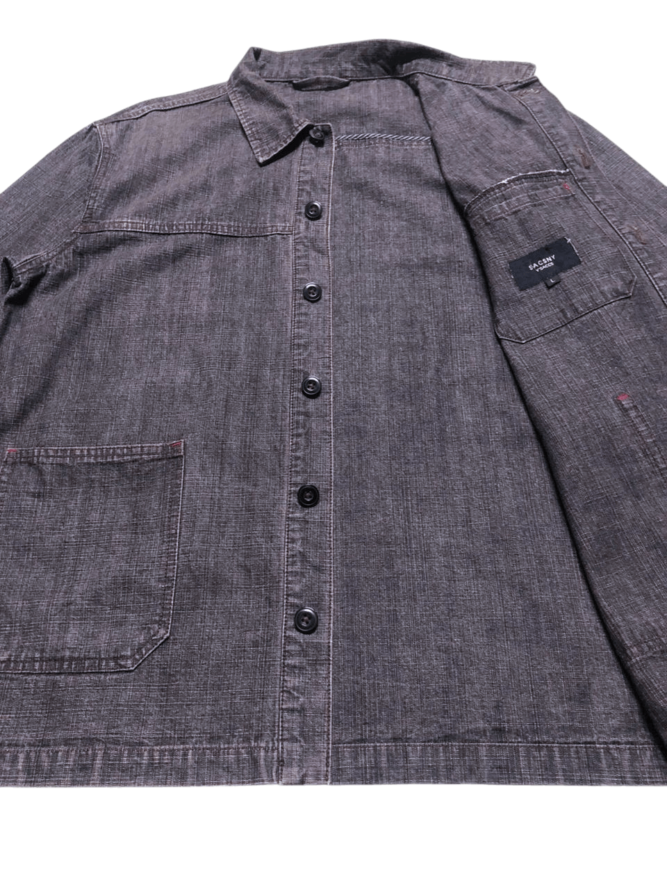 Yohji Yamamoto Yohji Yamamoto Sacsny Y'saccs Denim Chore Jacket Size US L / EU 52-54 / 3 - 9 Thumbnail