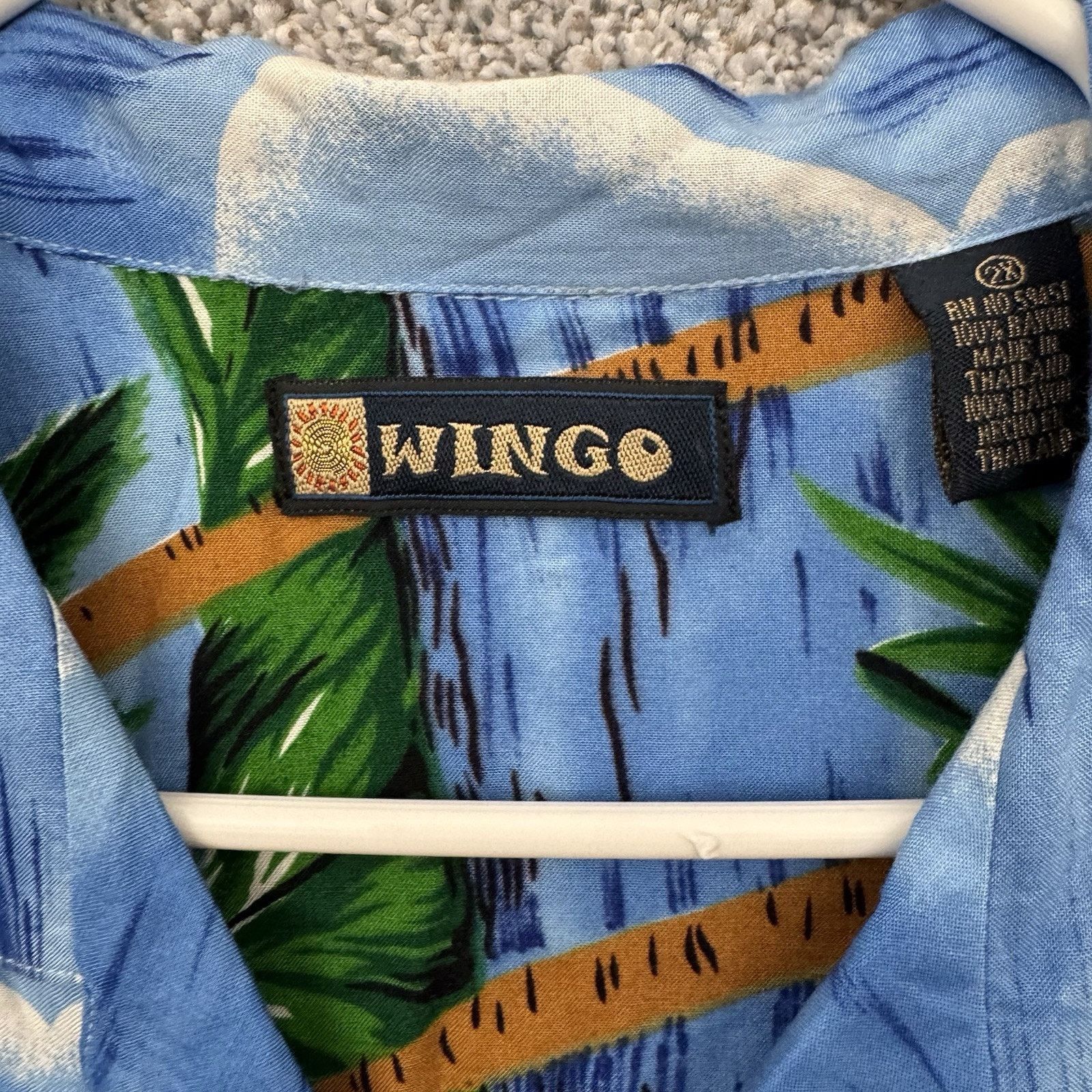 Other Vintage 90s Y2K Hawaiian Shirt Men 2X Tropical Boho Retro Size US XXL / EU 58 / 5 - 4 Thumbnail