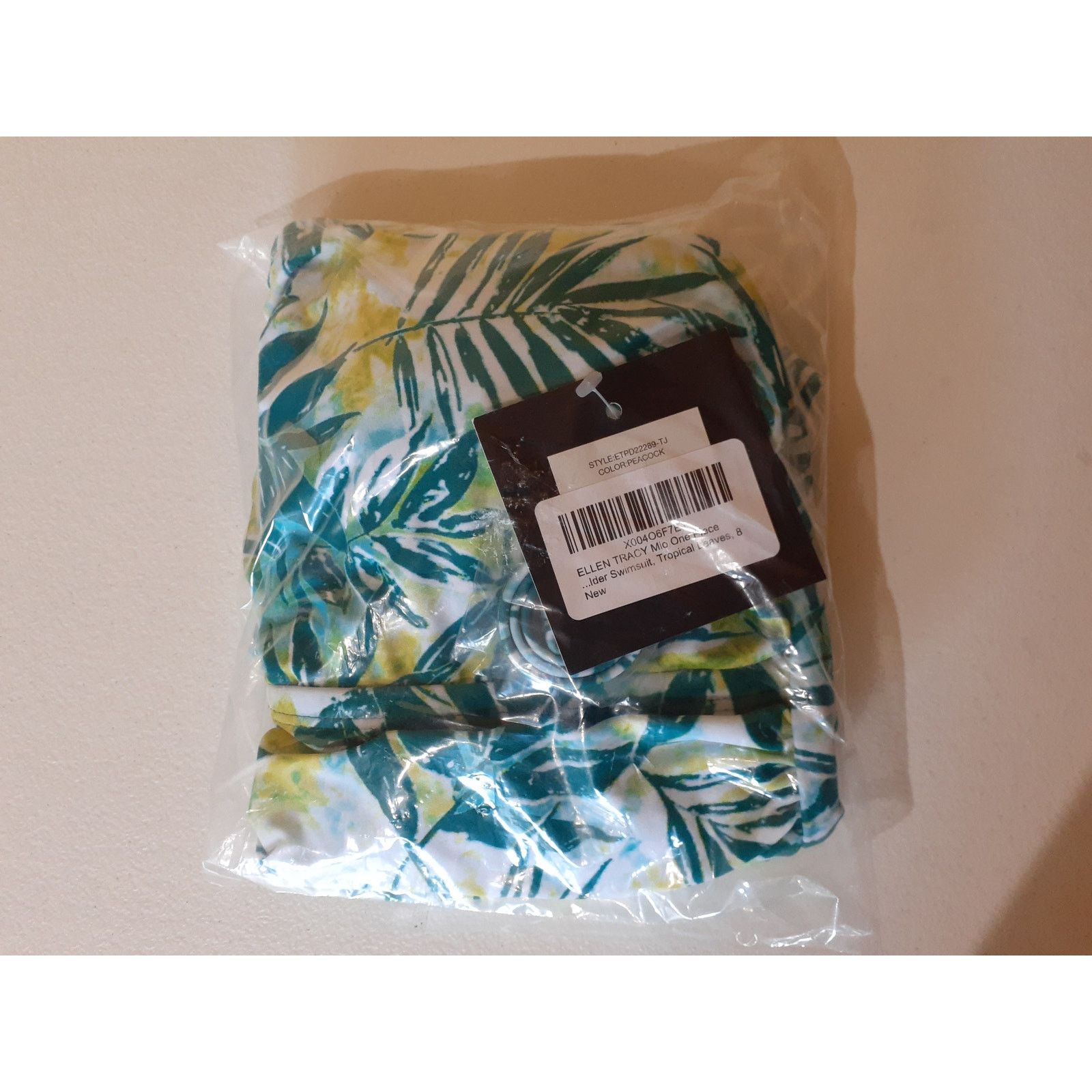Ellen Tracy ELLEN TRACY Mio Swimsuit Convertible One Shoulder TLeaves 8 Size ONE SIZE - 2 Thumbnail