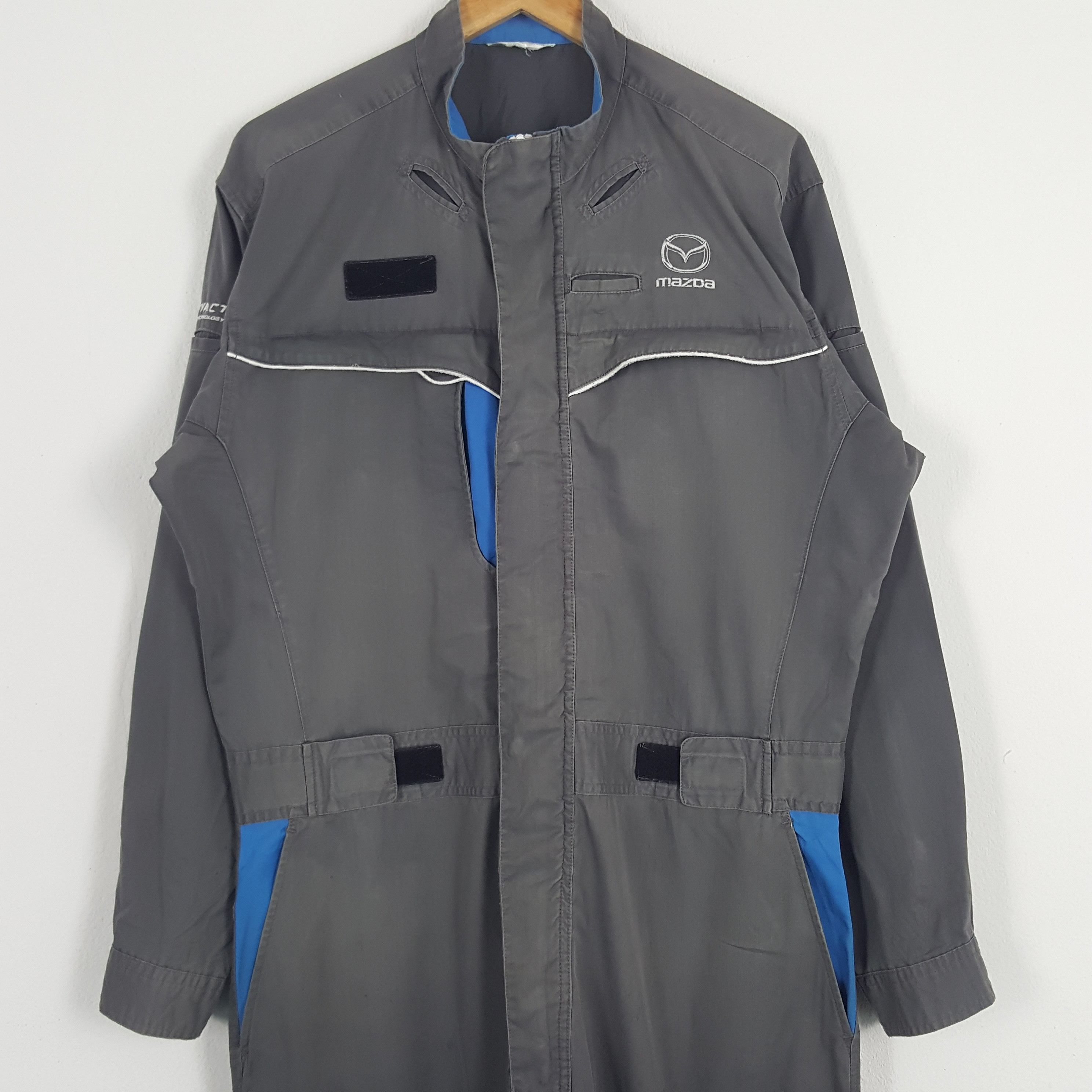 Japanese Brand × Vintage Vintage Mazda Japanese Rally Team Work Coverall Jacket Size US XL / EU 56 / 4 - 5 Thumbnail