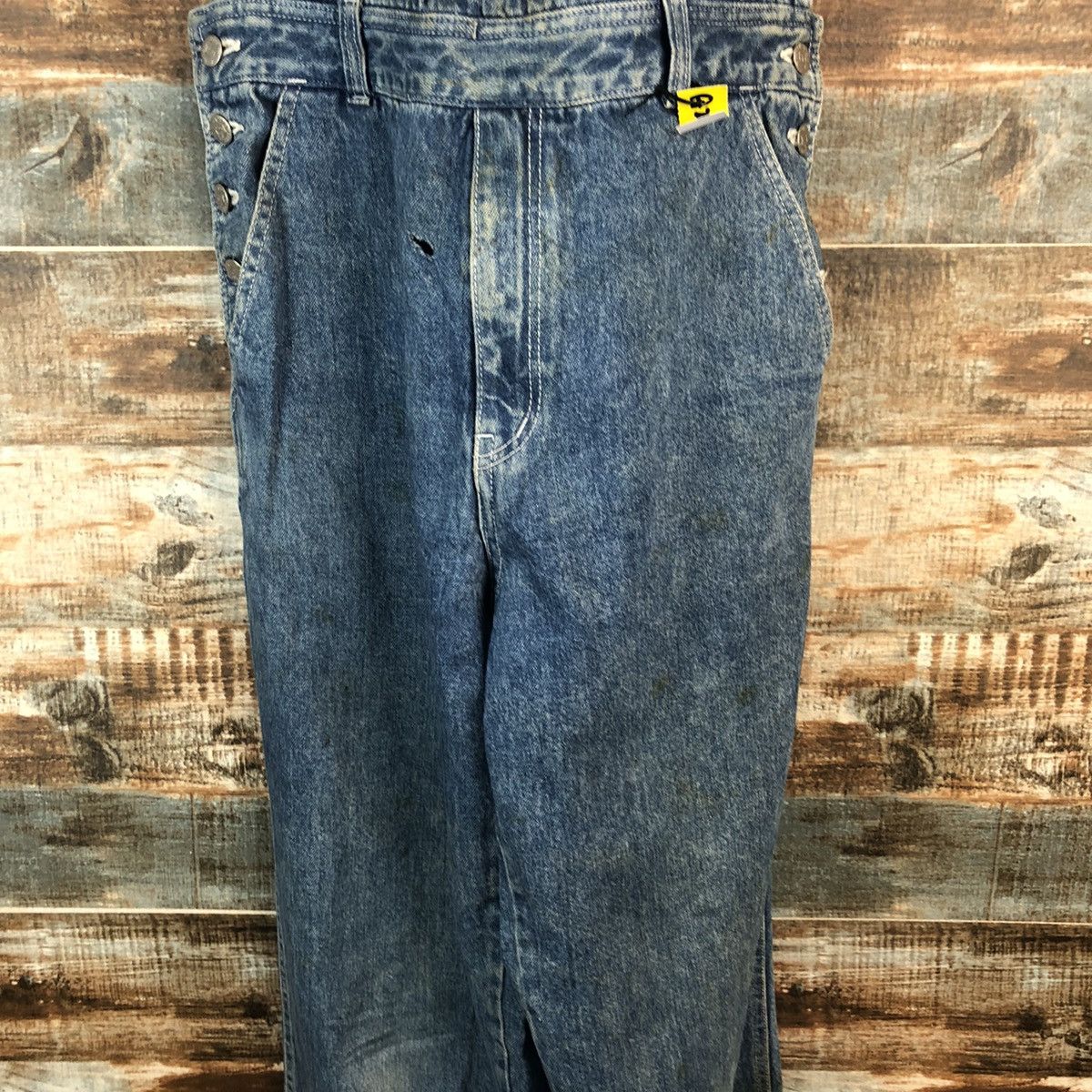 Mickey Mouse Poppins Mickey Mouse Overalls Denim #A2108 Size US 30 / EU 46 - 7 Thumbnail
