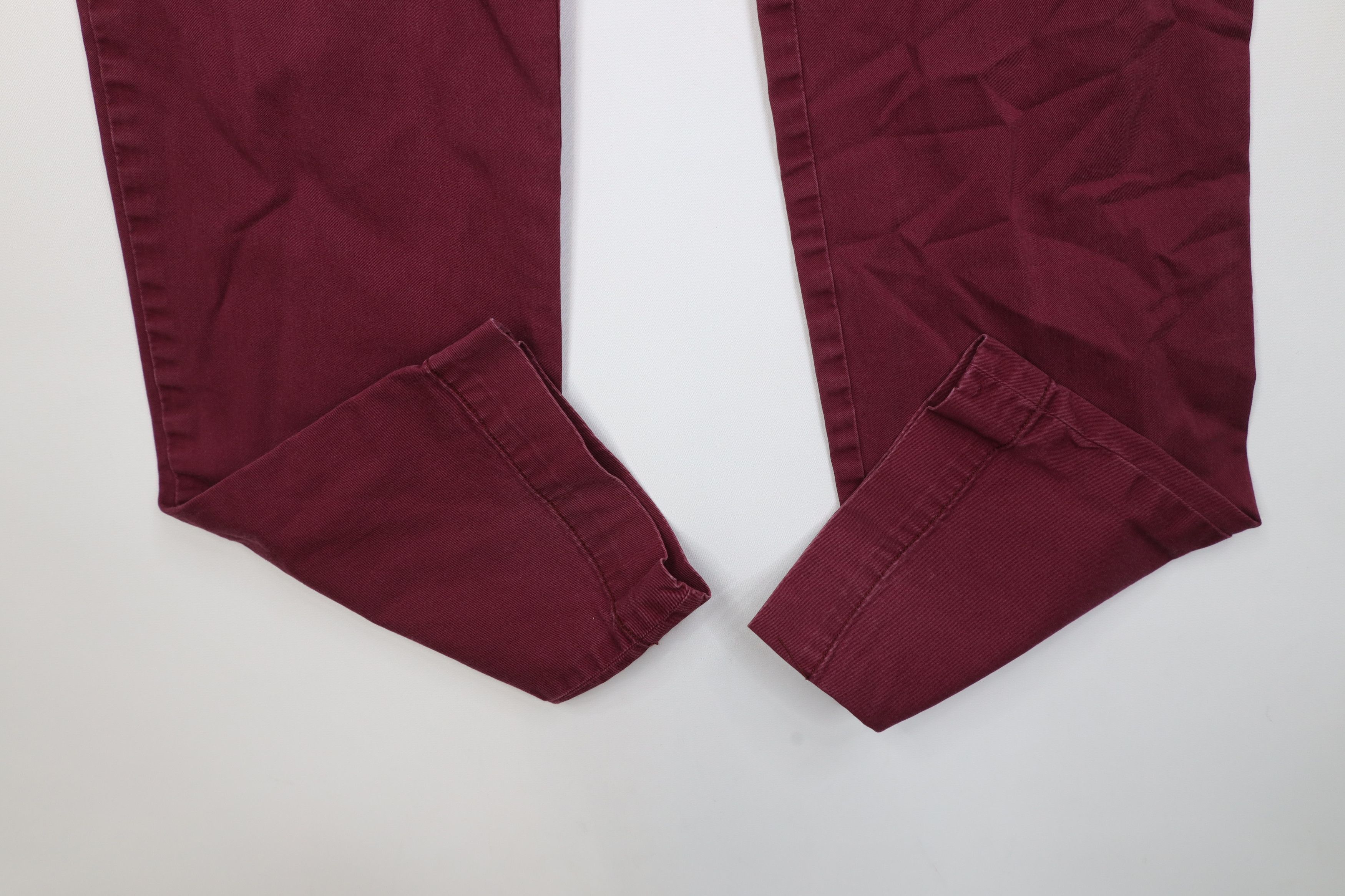 Polo Ralph Lauren Vintage Y2K Ralph Lauren Stretch Slim Fit Chino Pants Maroon Size US 34 / EU 50 - 5 Thumbnail
