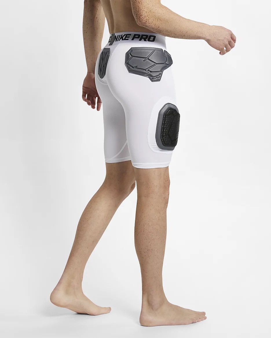 Nike Nike Pro HyperStrong Football Padded Shorts White/Black Size US 30 / EU 46 - 2 Thumbnail
