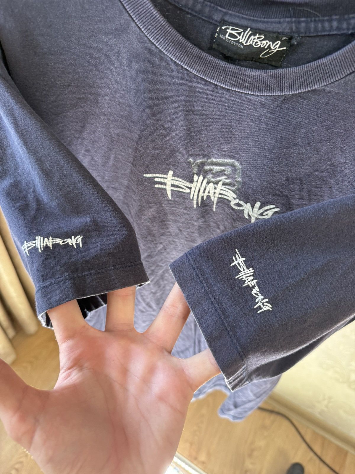 Billabong BILLABONG GRAPHIC LOGO TEE NAVY COLOR SIZE L CASUAL WEAR Size US L / EU 52-54 / 3 - 4 Thumbnail