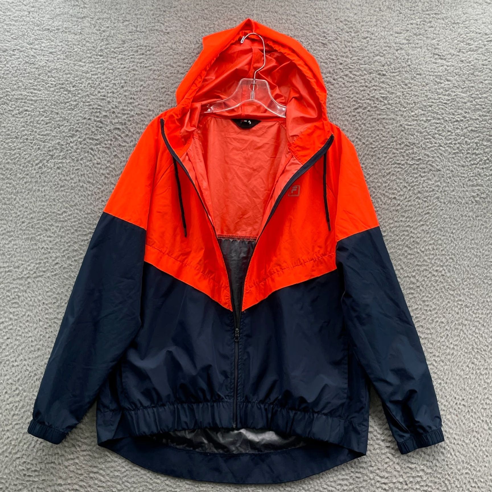Fila Fila Sport Windbreaker Jacket Women's Large Blue Orange Outdoor Gorpcore Sports Womens Size L / US 10 / IT 46 - 4 Thumbnail