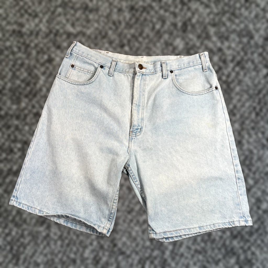 Faded Glory VINTAGE Faded Glory Men's 36 Denim Shorts Casual 90s Light Blue Distressed Cotton Jorts Size US 36 / EU 52 - 1 Thumbnail