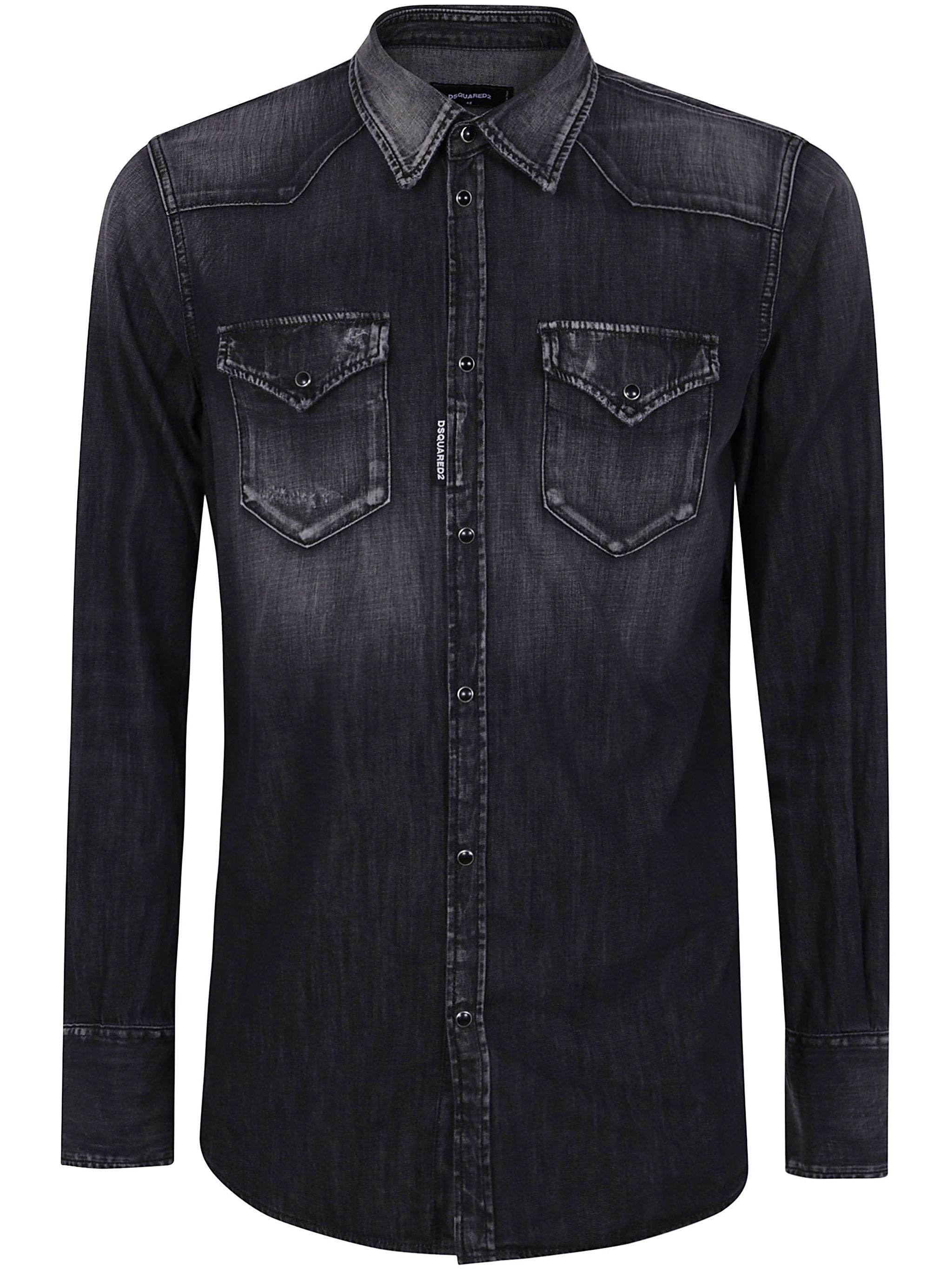 Dsquared2 CLASSIC WESTERN SHIRT Size US XL / EU 56 / 4 - 1 Thumbnail
