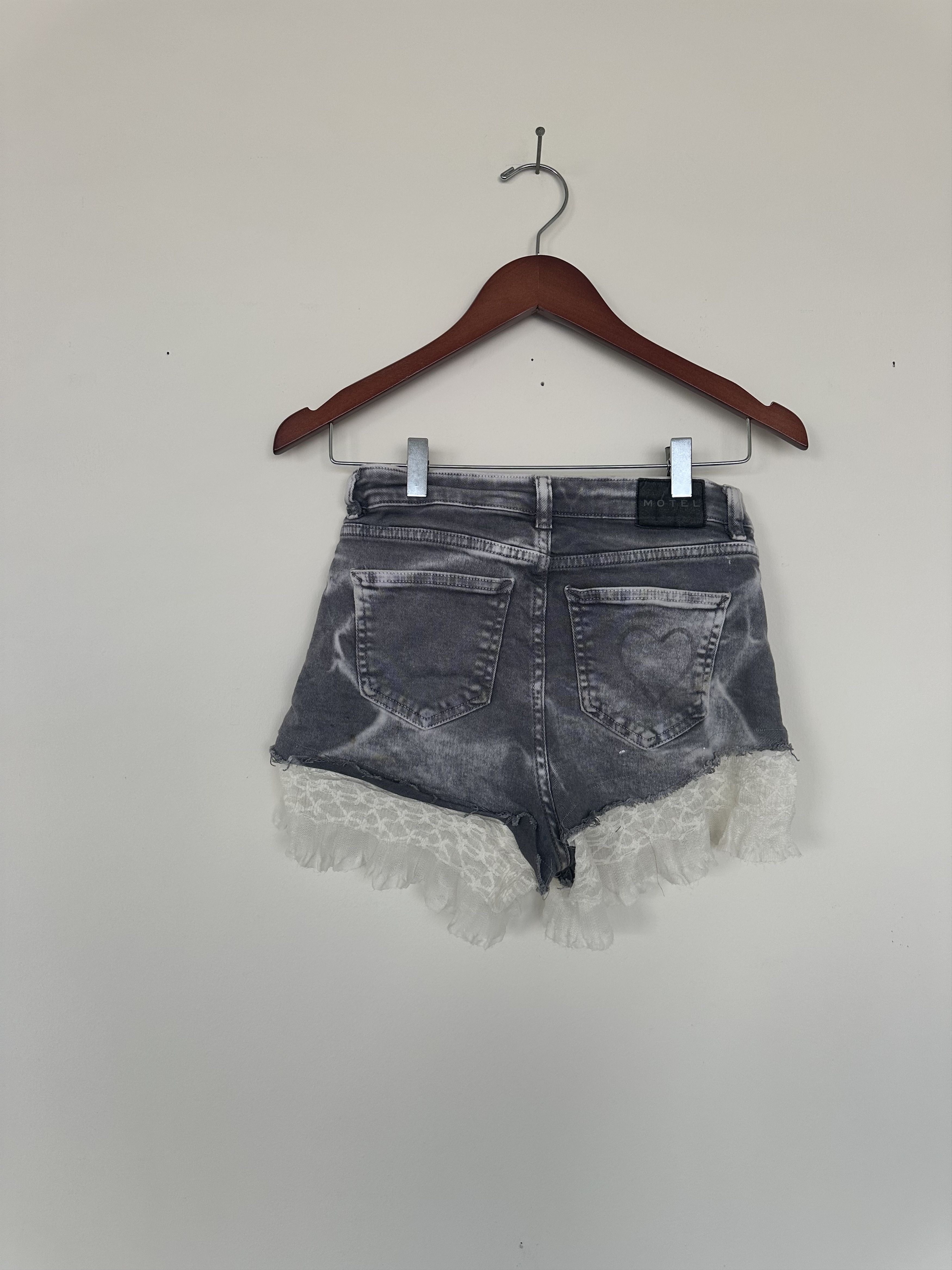 Other Denim Lacy shorts Size 31" - 3 Thumbnail
