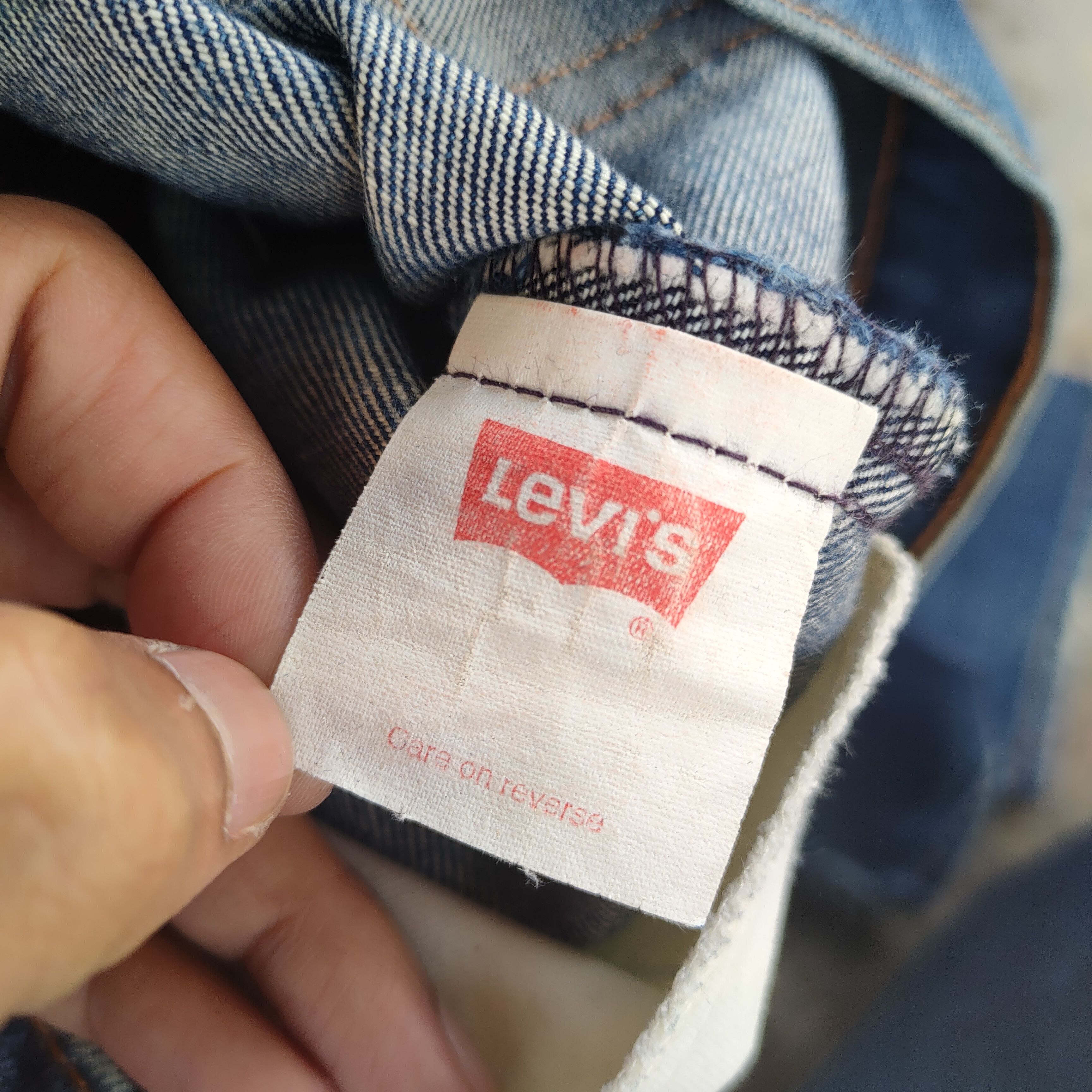 Levi's Vintage Clothing VINTAGE LEVI'S 854 ORANGE TAG JEAN DENIM PANTS Size US 27 - 17 Thumbnail