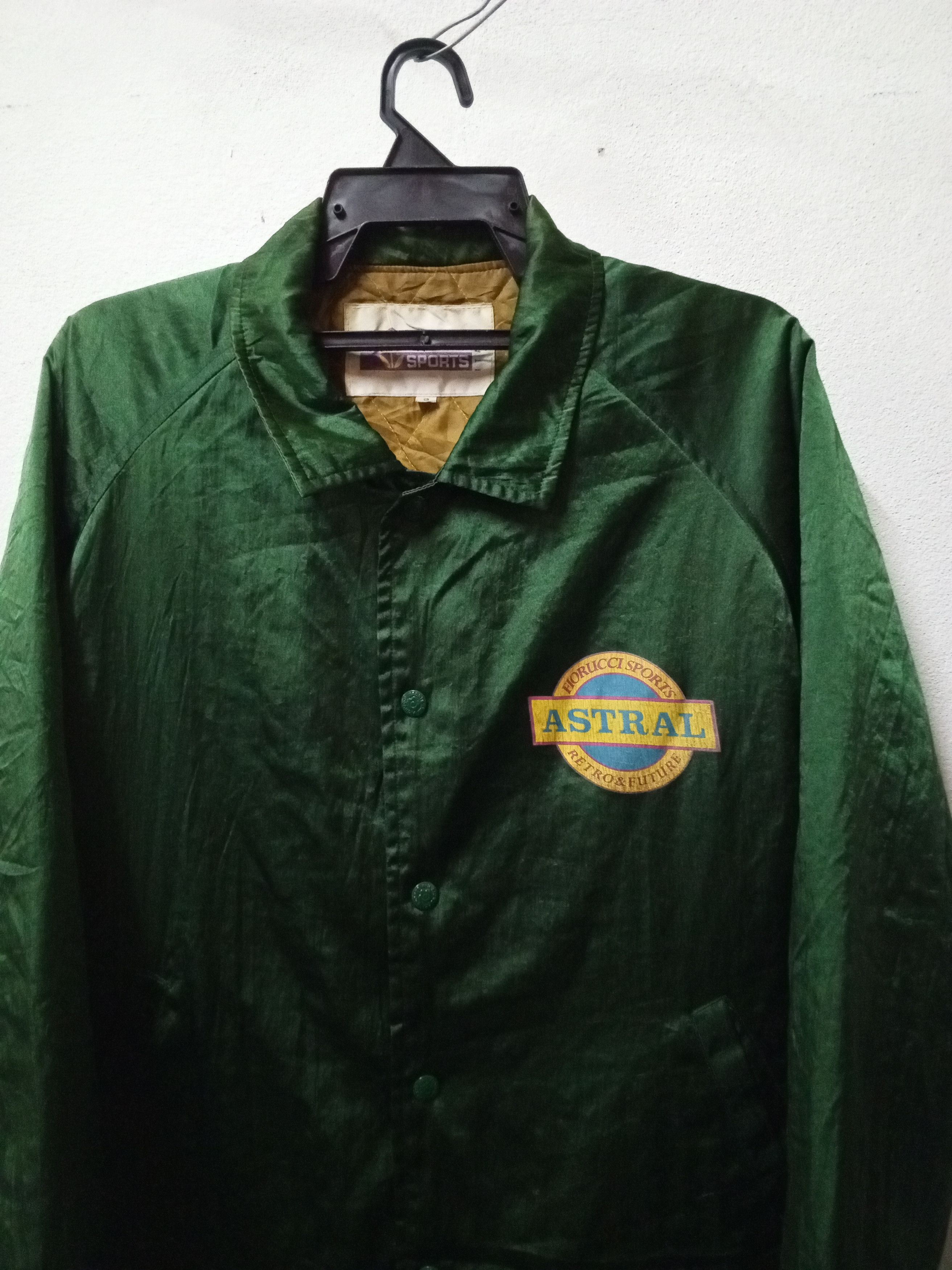 Fiorucci vintage 70s FIORUCCI SPORT ITALY COACH JACKET GREEN Size US XL / EU 56 / 4 - 4 Thumbnail