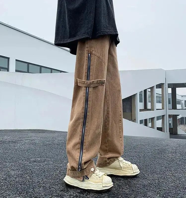 Japanese Brand Retro loose fitting high street casual straight leg jeans Size US 30 / EU 46 - 5 Thumbnail