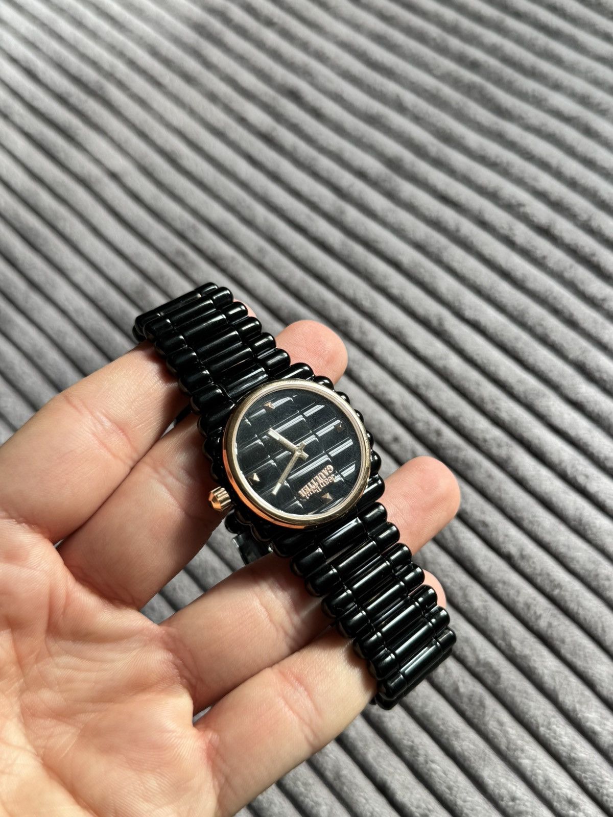 Vintage Jean Paul Gaultier Archive Black Bullet Watch Grail