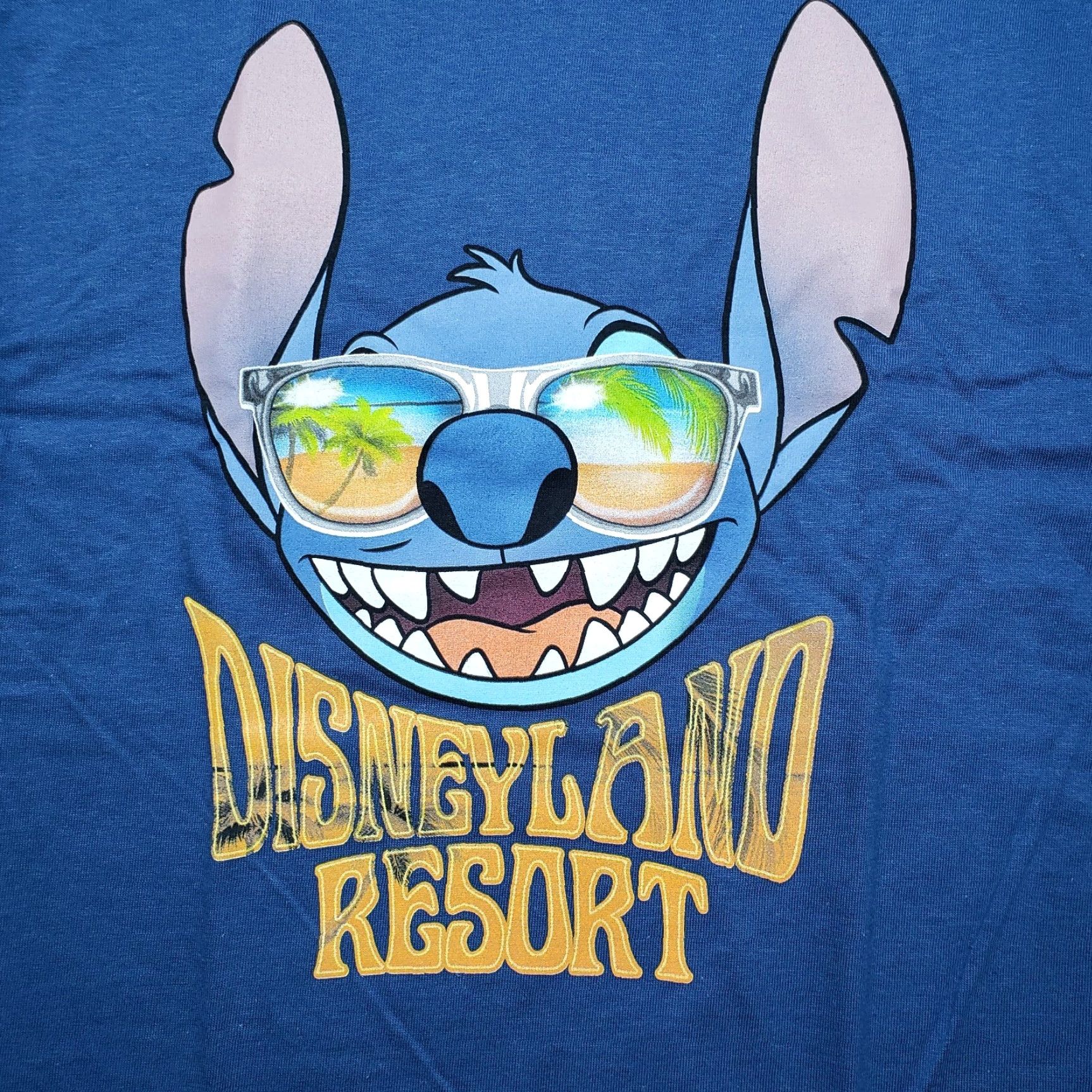 Hanes Hanes Disneyland T-Shirt Men's S Blue Stitch Graphic Cotton Regular Fit Disney Cartoon Size US S / EU 44-46 / 1 - 3 Thumbnail