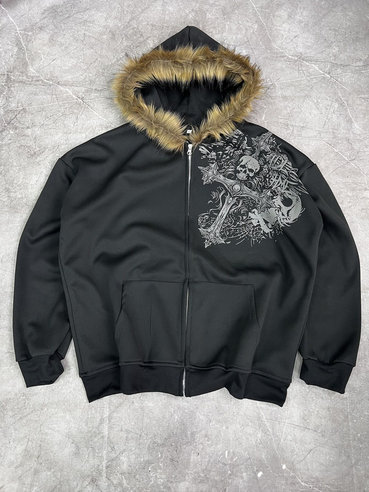 Hysteric Glamour Oversized Hoodie Japanese Y2K Gothic Style if six was nine Size US M / EU 48-50 / 2 - 1 Thumbnail