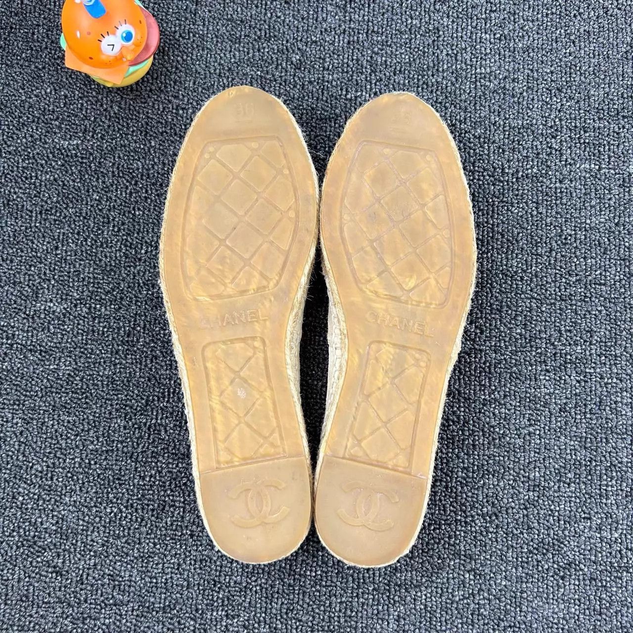 Chanel Chanel Beige CC Pearl Fisherman Shoes 36 Size US 5.5 / IT 35.5 - 6 Thumbnail