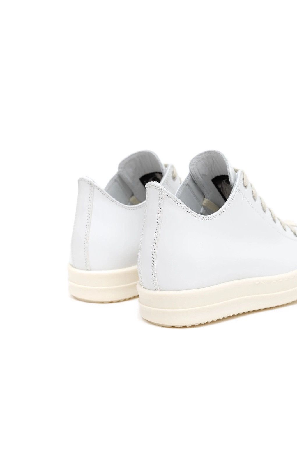 Rick Owens Rick Owens SS25 Hollywood Metallic Leather Low Sneakers Size US 8 / IT 38 - 3 Thumbnail