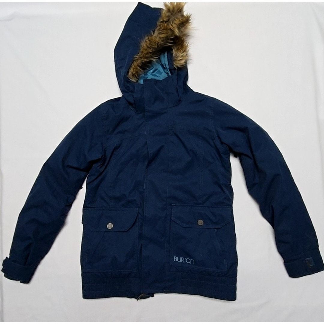Burton Burton Women's Winter Jacket Fur Hood Blue Snowboarding S Size US S / EU 44-46 / 1 - 1 Thumbnail