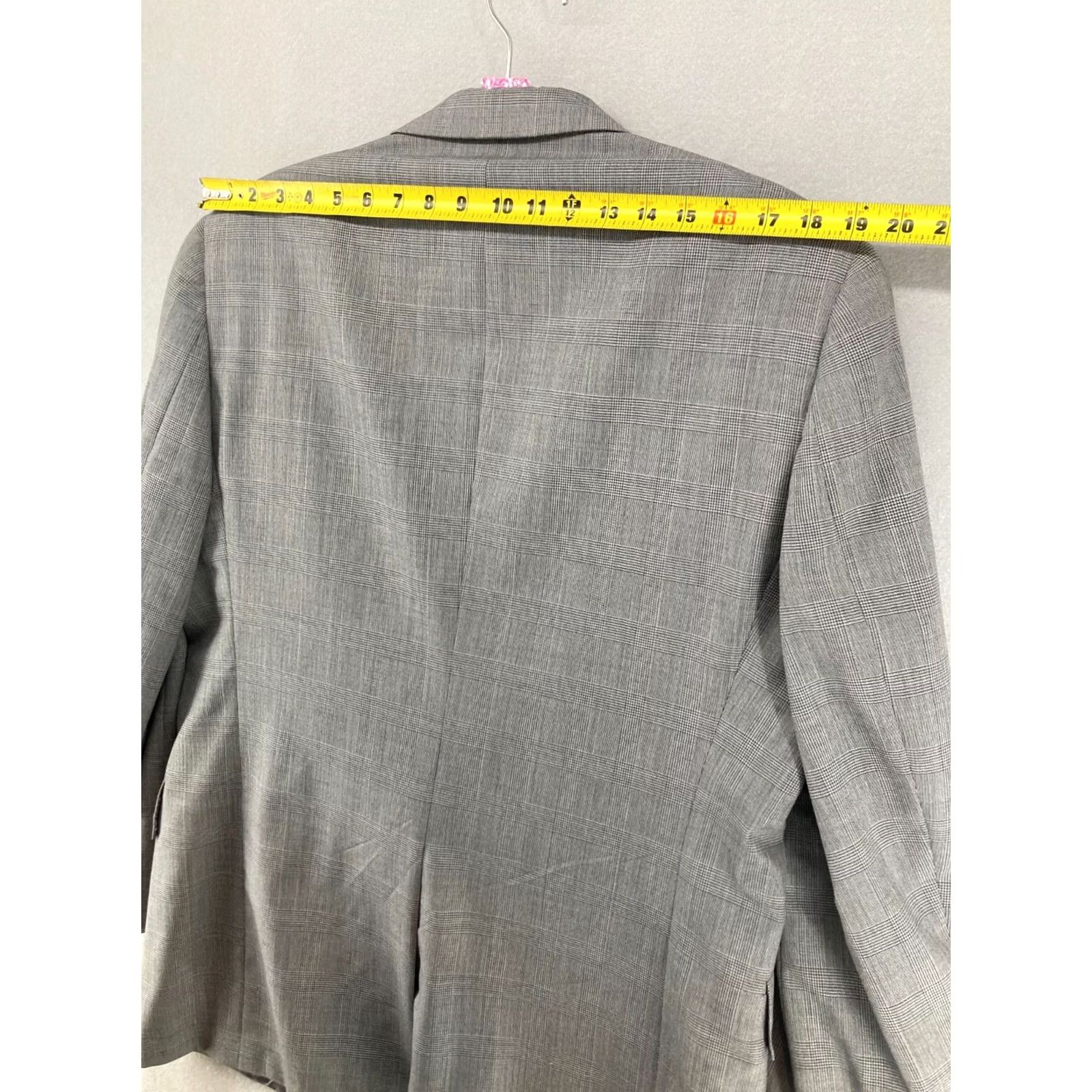 Hart Schaffner Marx Hart Schaffner Marx Jacket Mens Houndstooth Sport Coat Size 42 Gray Wool Plaid Size US XS / EU 42 / 0 - 5 Thumbnail