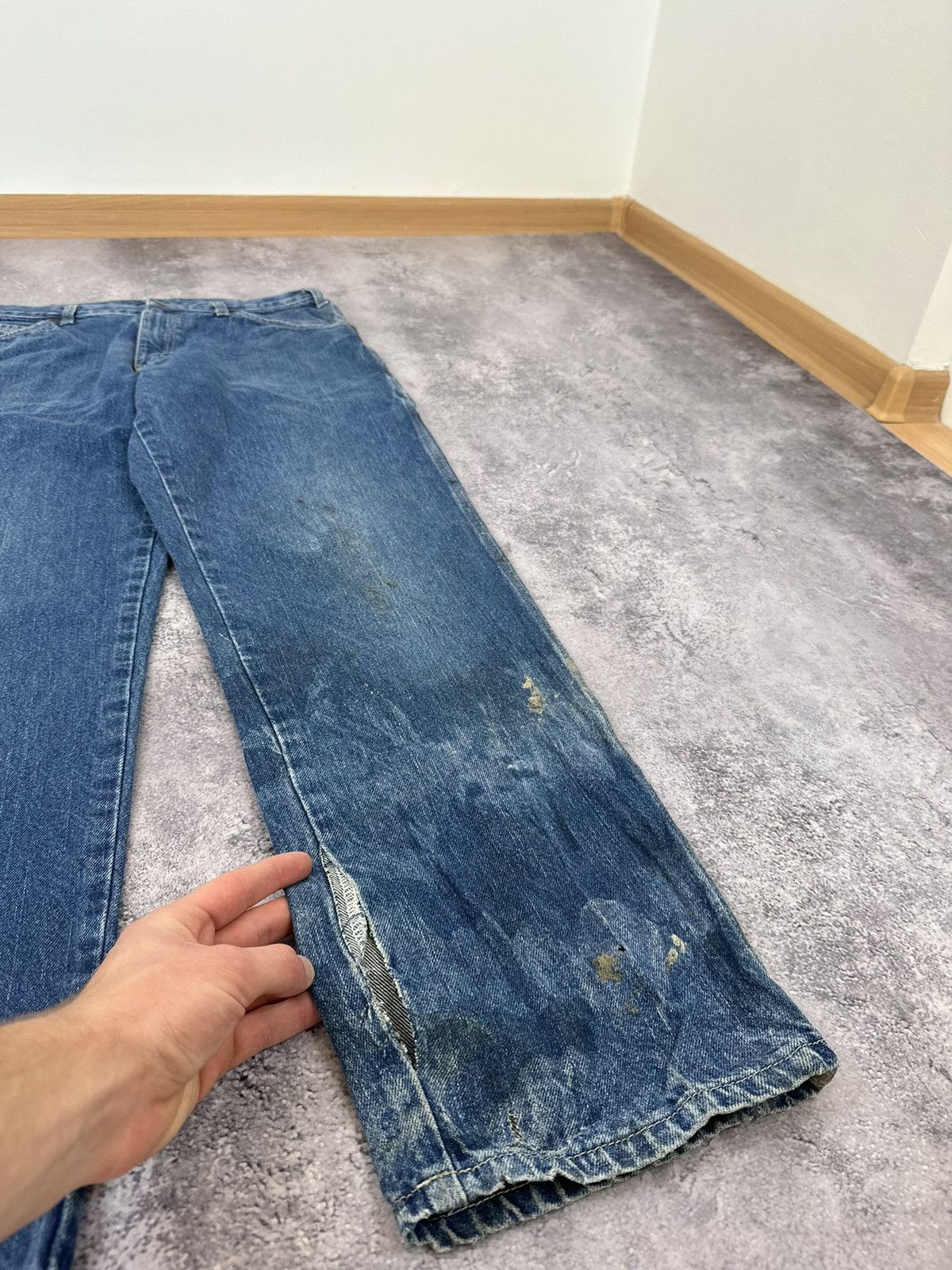 Dickies Vintage Dickies Carpenter USA Distressed Opium Work Pants Size US 34 / EU 50 - 9 Thumbnail