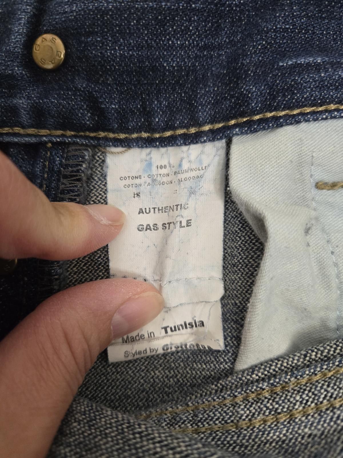 GAS GAS Jeans Men's 29 Medium Wash Straight Leg North Woodstock Size US 29 - 11 Thumbnail