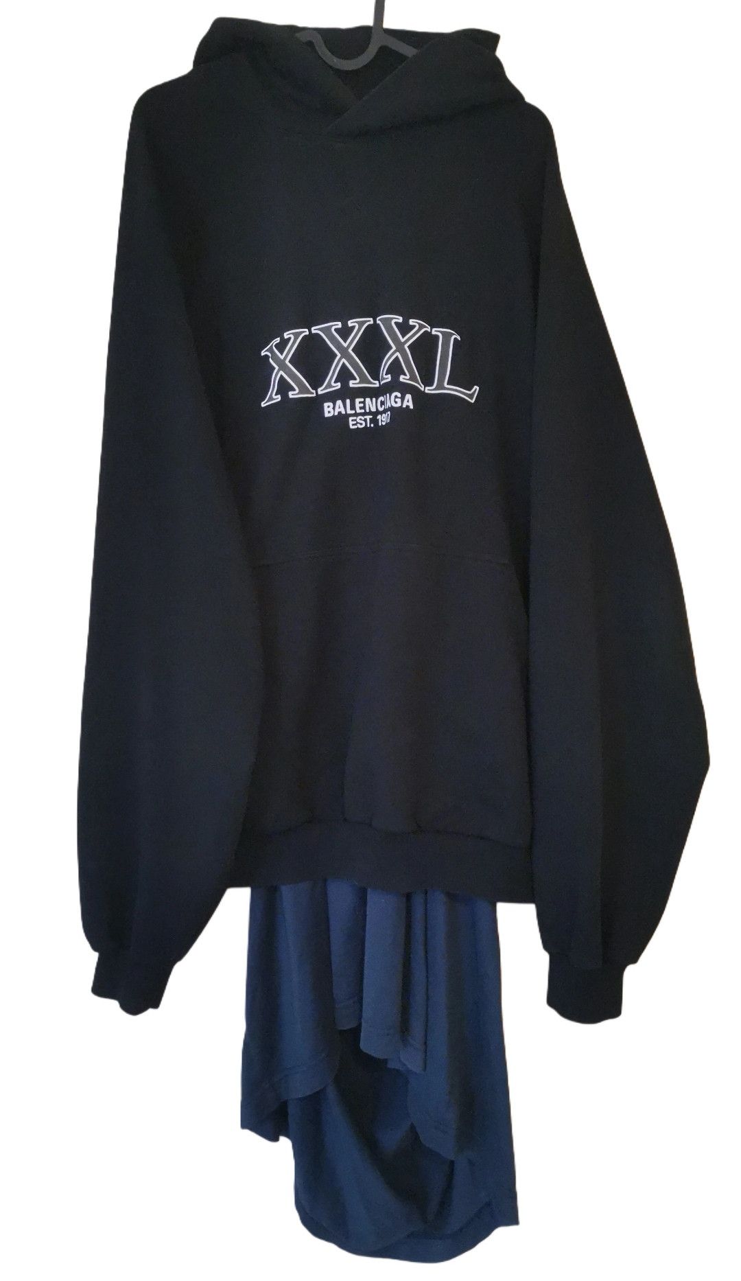 Balenciaga Balenciaga XXXL patched t-shirt hoodie Size US M / EU 48-50 / 2 - 1 Thumbnail
