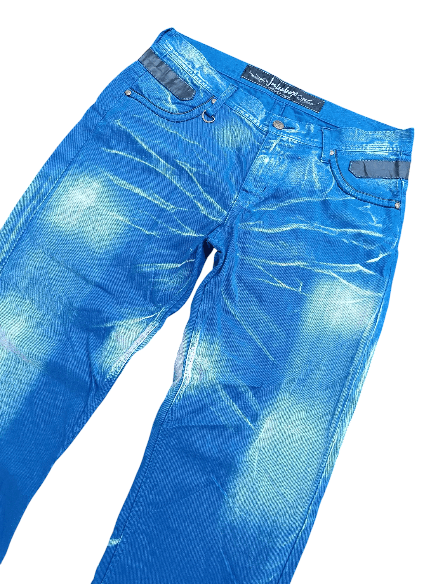 Japanese Brand × Vintage FYEE 🔥 Jukebox Rare Whiskers Denim E242i Size US 34 / EU 50 - 2 Thumbnail