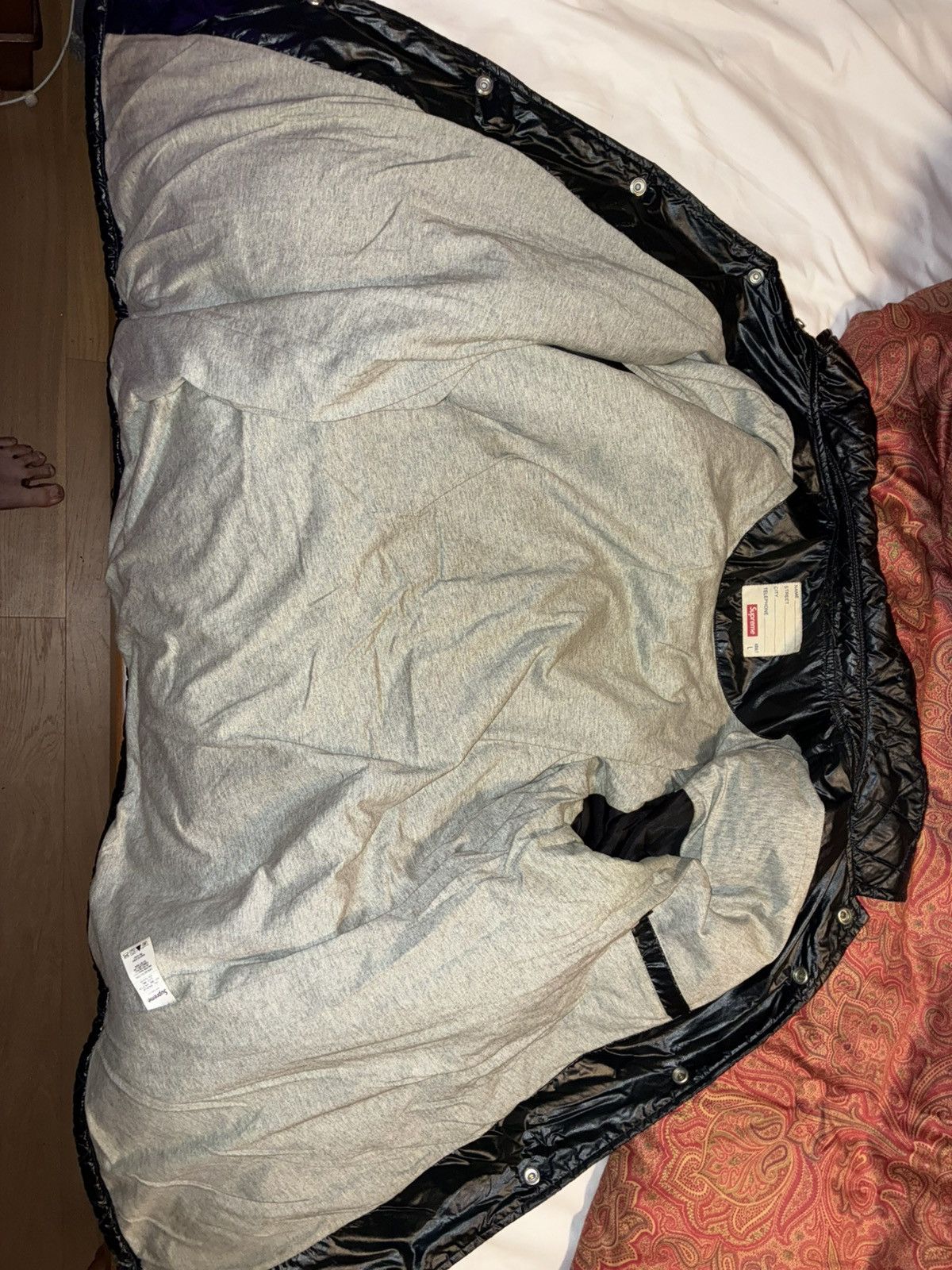 Supreme Supreme Quilted Coaches Jacket (NAVY) Size US L / EU 52-54 / 3 - 5 Thumbnail