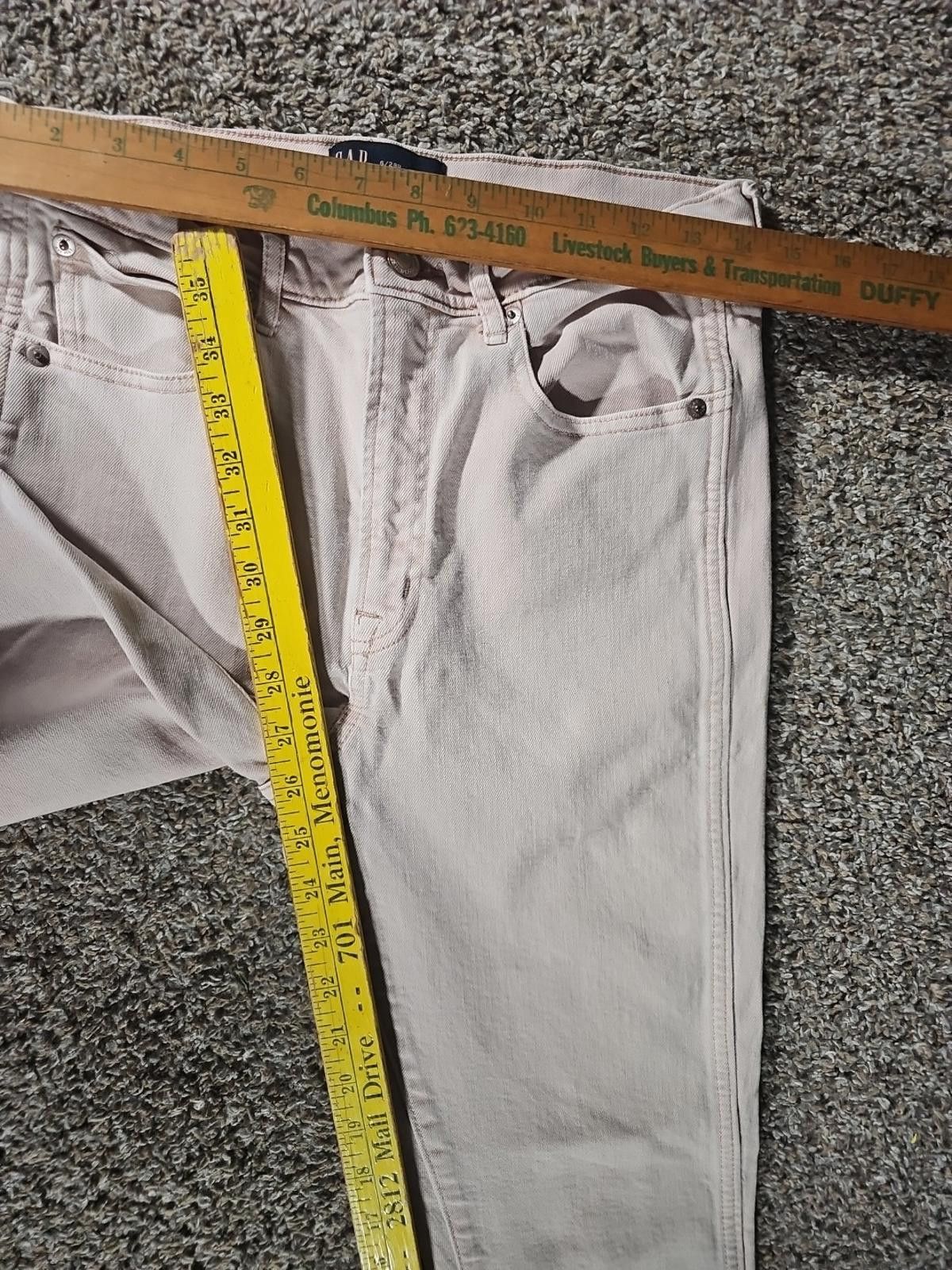 Gap GAP Denim 6/28R High Rise Vintage Slim Jeans Size 28" / US 6 / IT 42 - 3 Thumbnail
