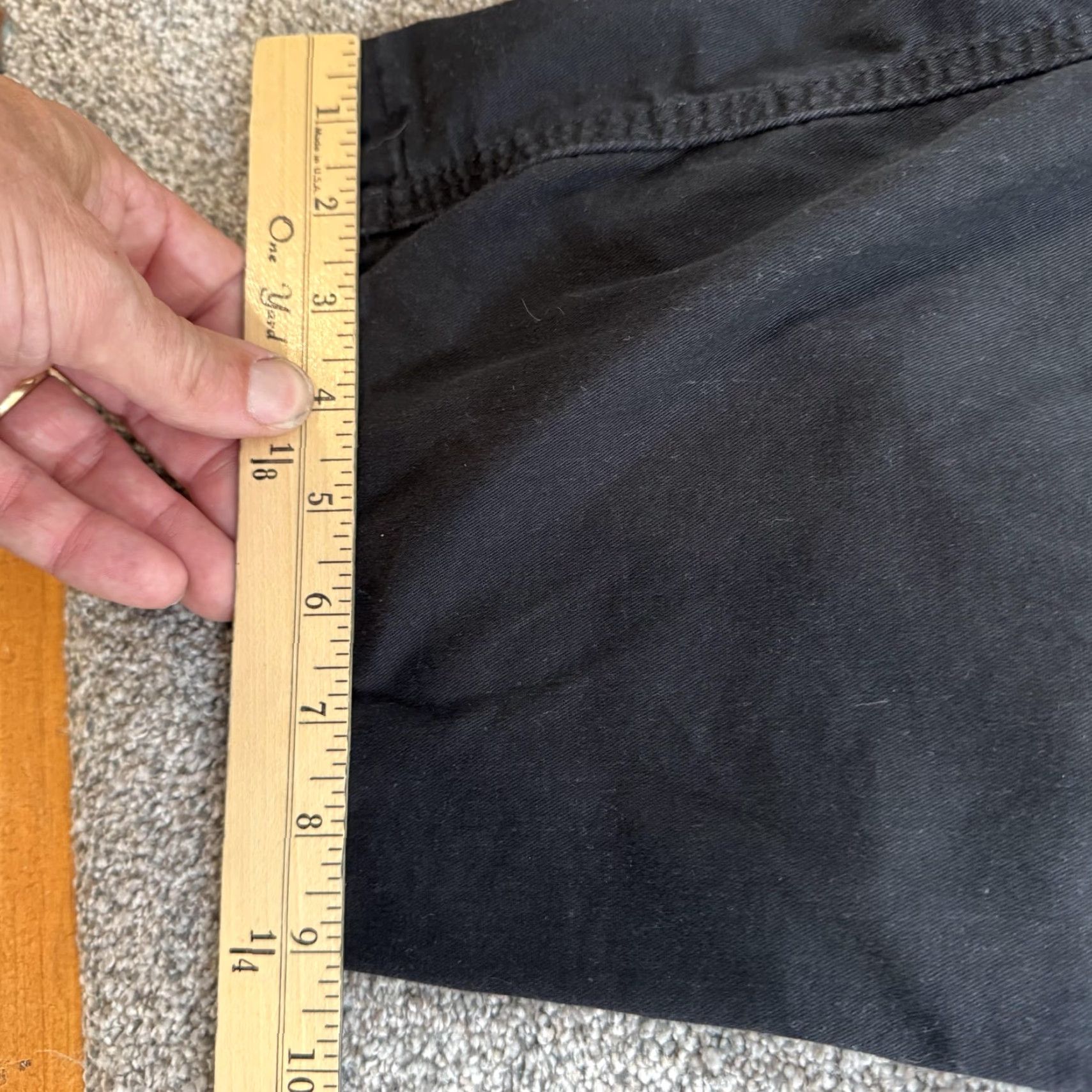 Wrangler Wrangler Cargo Pants Mens 44x30 Black Relaxed Fit Stretch Work Utility Pockets Pants Size US 44 / EU 60 - 3 Thumbnail