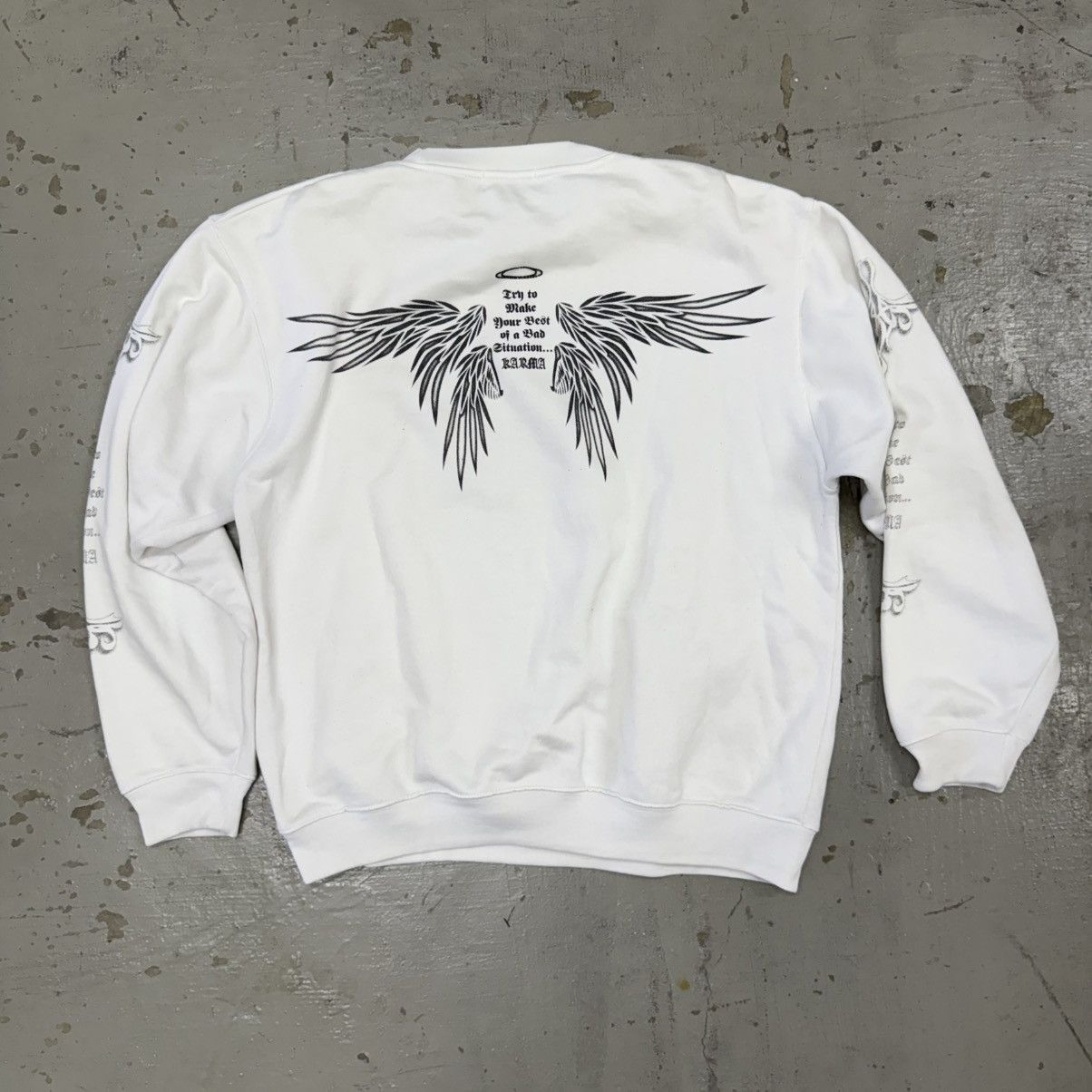 14th Addiction Karma Poem Seditionaries Sweatshirt Size US L / EU 52-54 / 3 - 3 Thumbnail