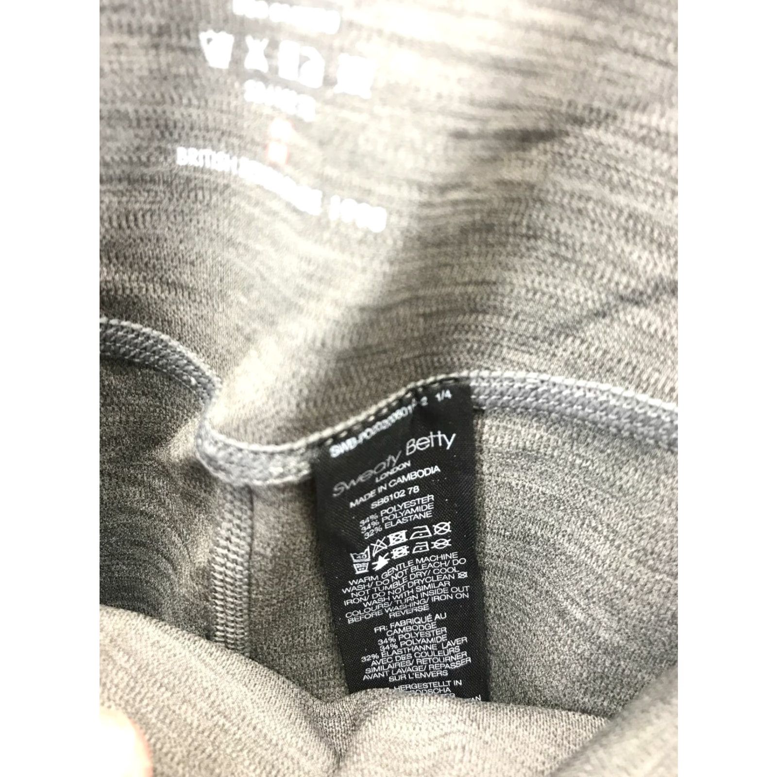 Sweaty Betty Sweaty Betty Small 7/8 Contour Metallic Foil Leggings Speckled Yoga Pants London Womens Tight Fit Silver Disco Yoga Pants Mens? Size 28" / US 6 / IT 42 - 3 Thumbnail