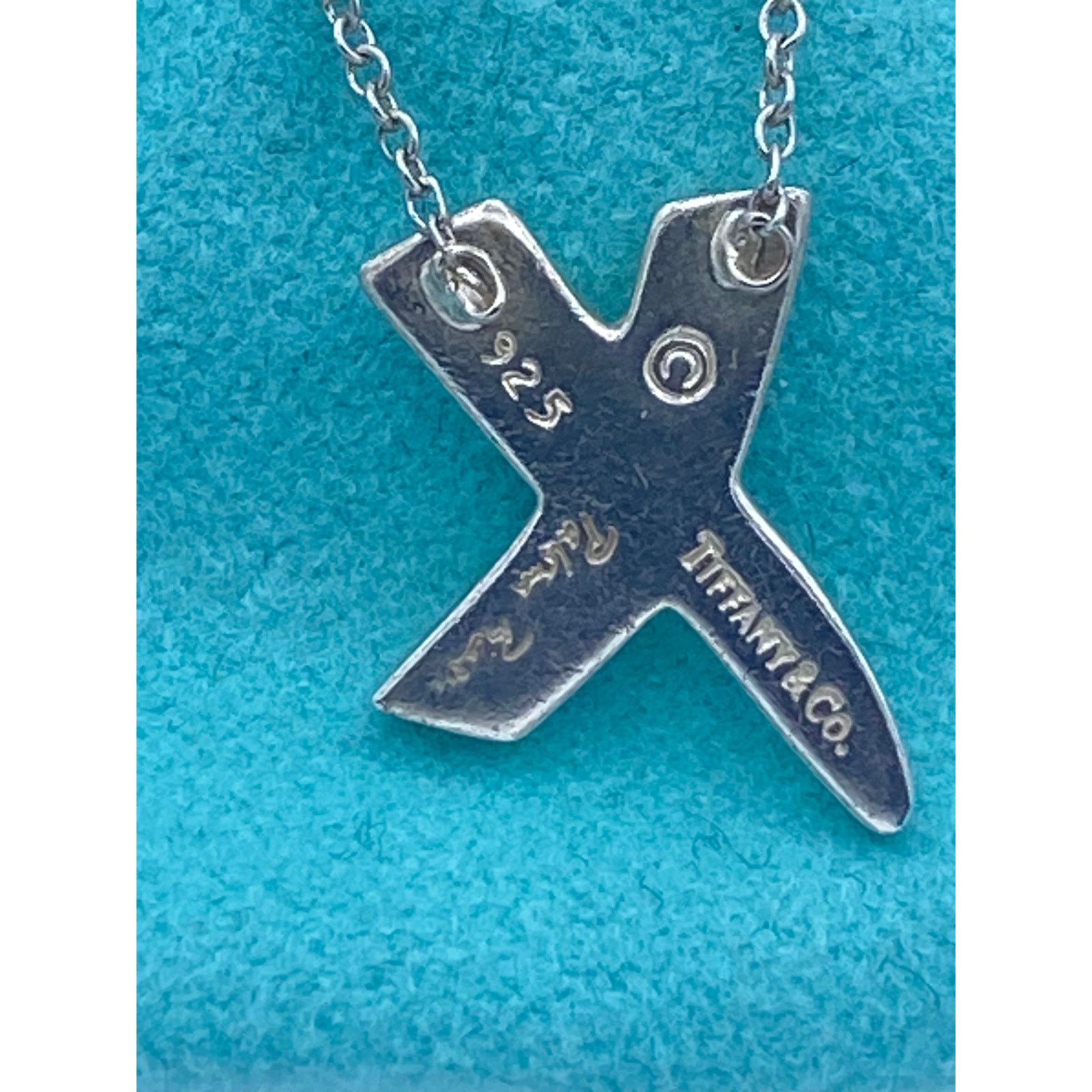 Tiffany & Co. Tiffany & Co. Sterling Silver X Pendant Necklace 16" Size ONE SIZE - 4 Thumbnail