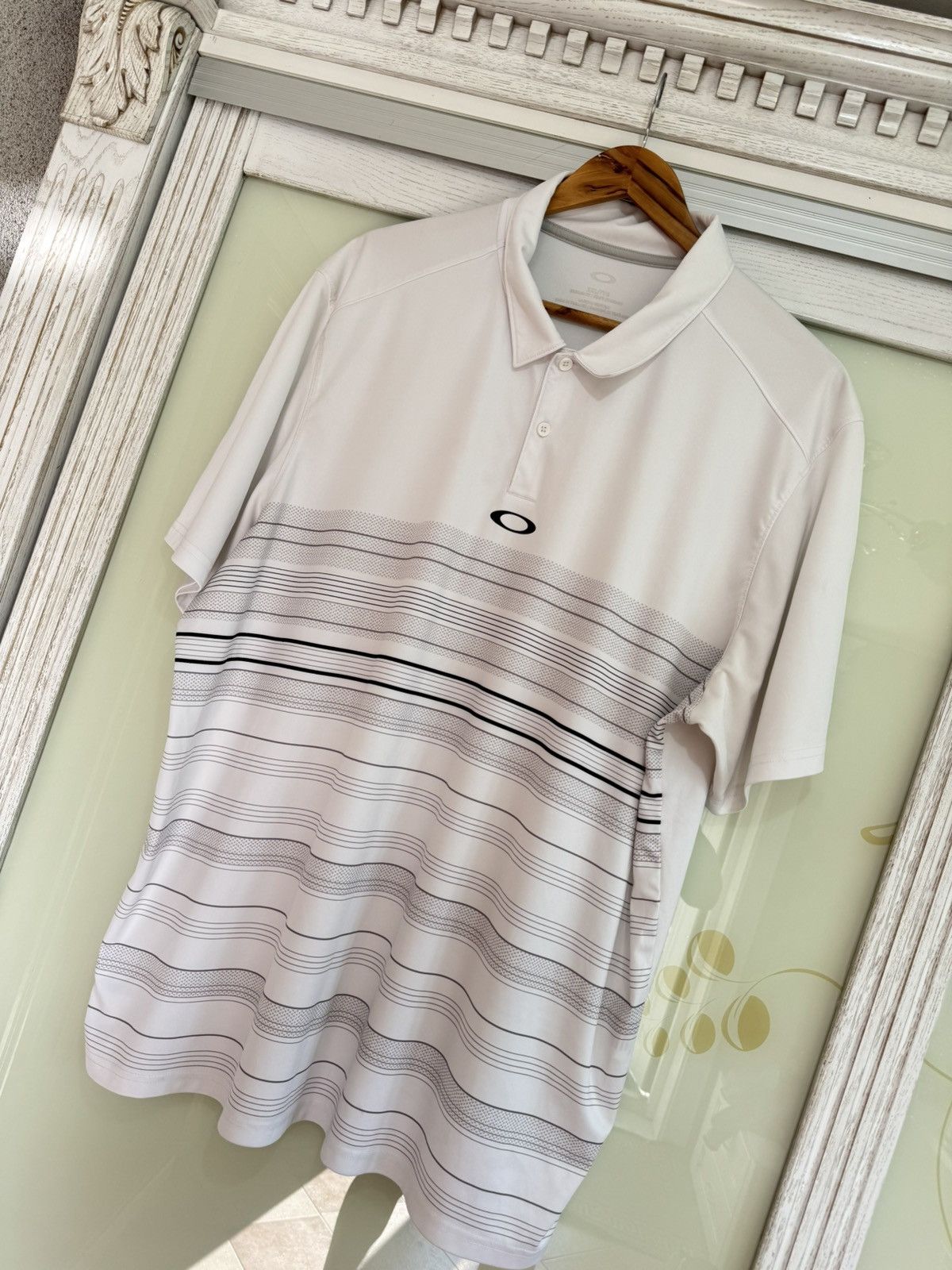 Oakley Oakley High Crest White Polo T-shirt Tee Size US XXL / EU 58 / 5 - 4 Thumbnail