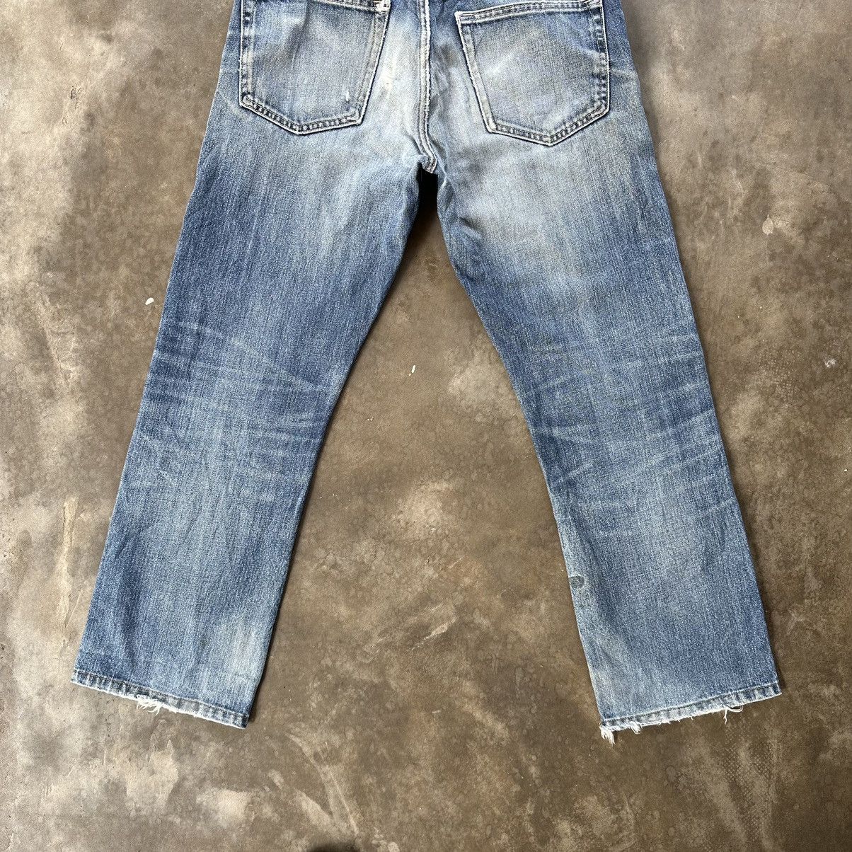 Japanese Brand Vintage Japanese Jean Distressed Denim Faded Pant W28 Size US 28 / EU 44 - 10 Thumbnail