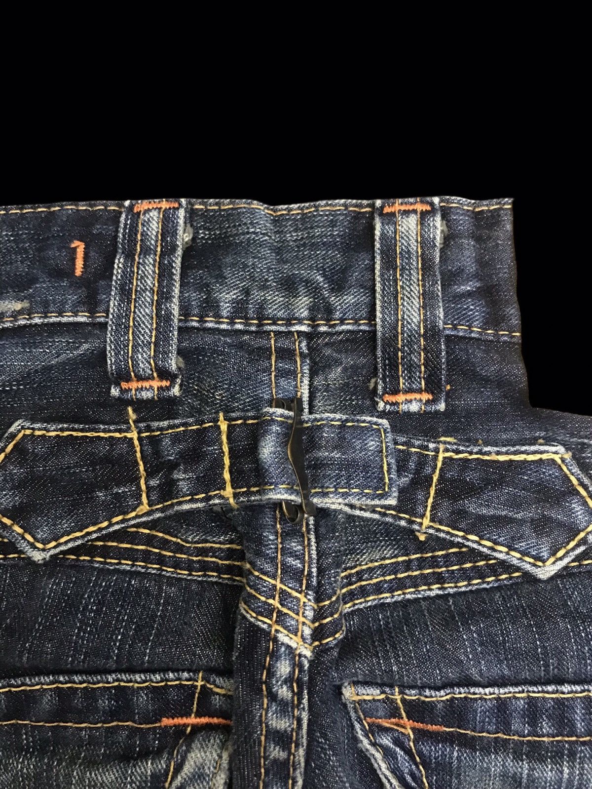 Edwin 💥FLARE💥ARCHIVAL EDWIN 401XVS STONE WASH DENIM F326 Size US 31 - 10 Thumbnail