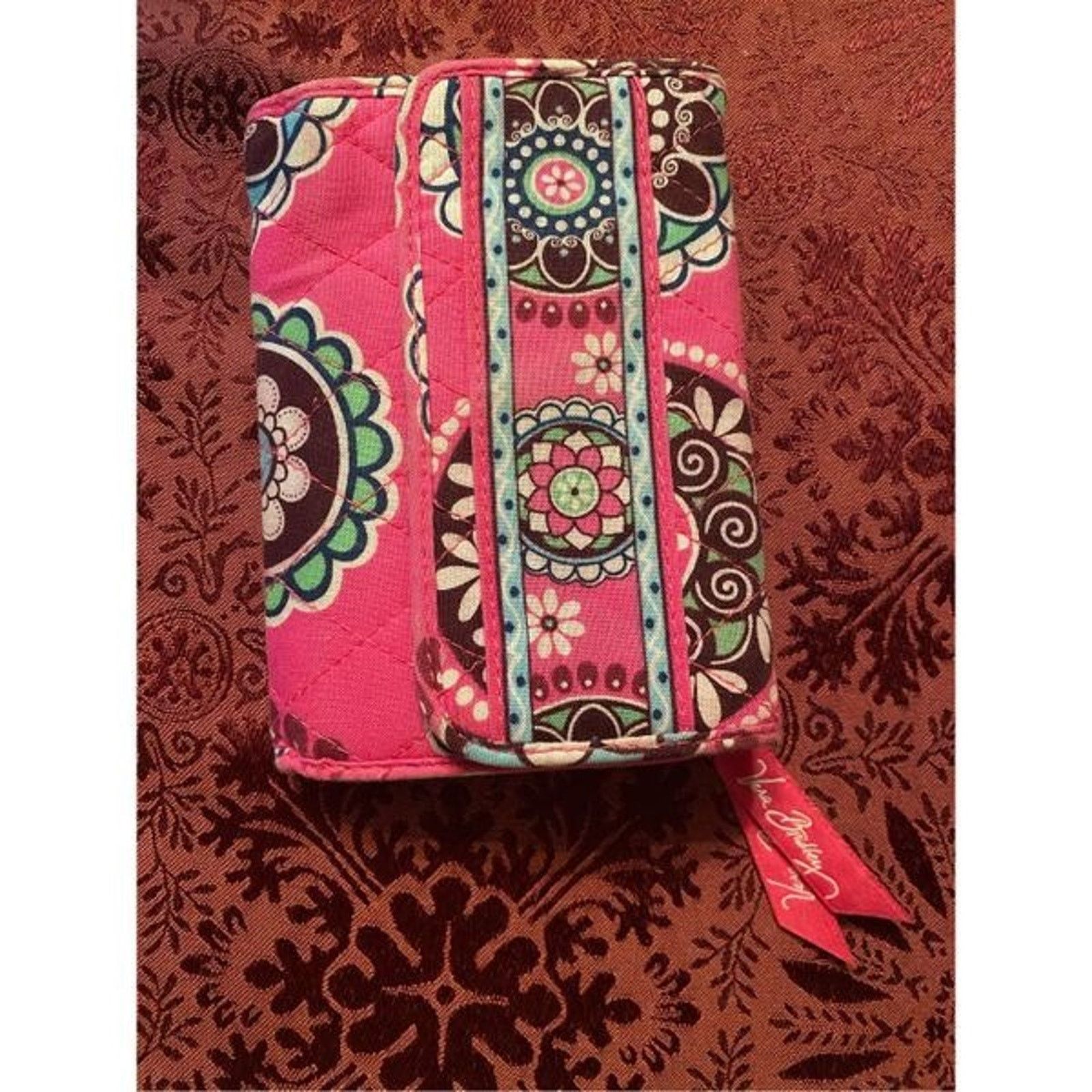 Vera Bradley Vera Bradley Pink Paisley Card-Holder Wallet Size ONE SIZE - 3 Thumbnail