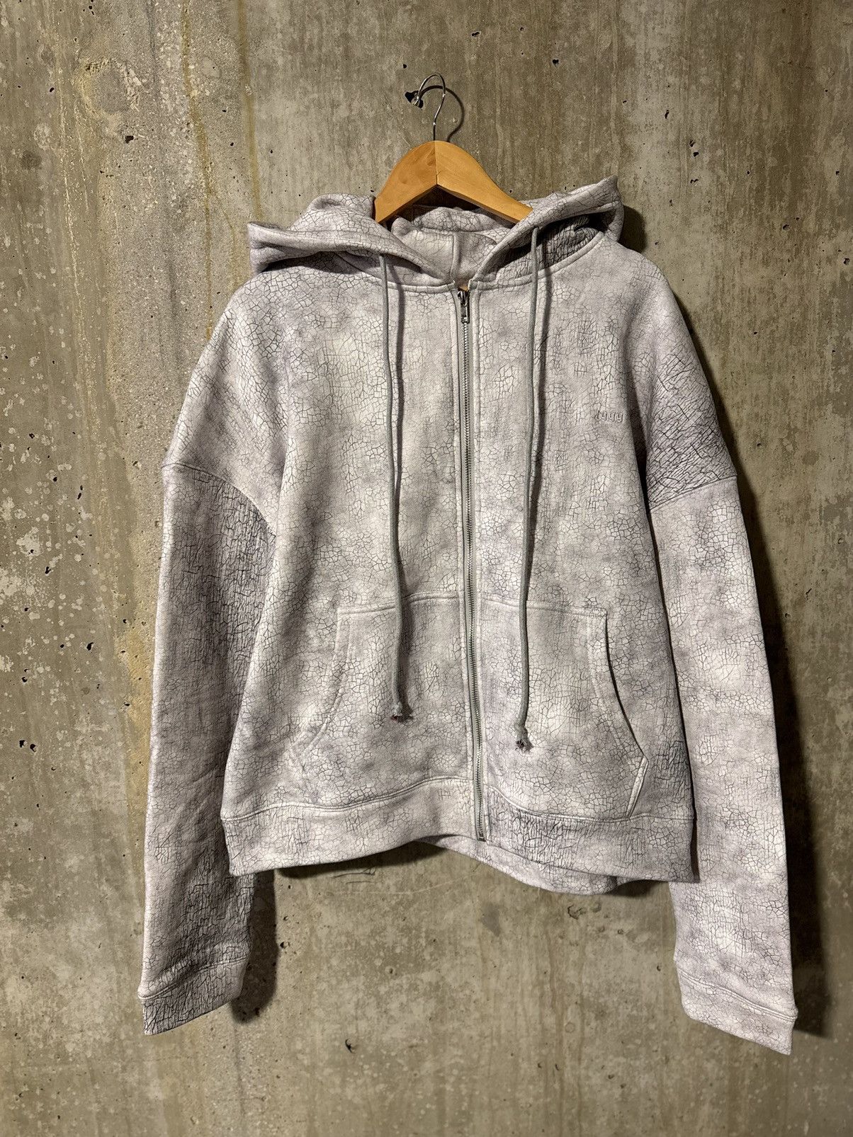 Grey Cracked brainwashed pants RARE