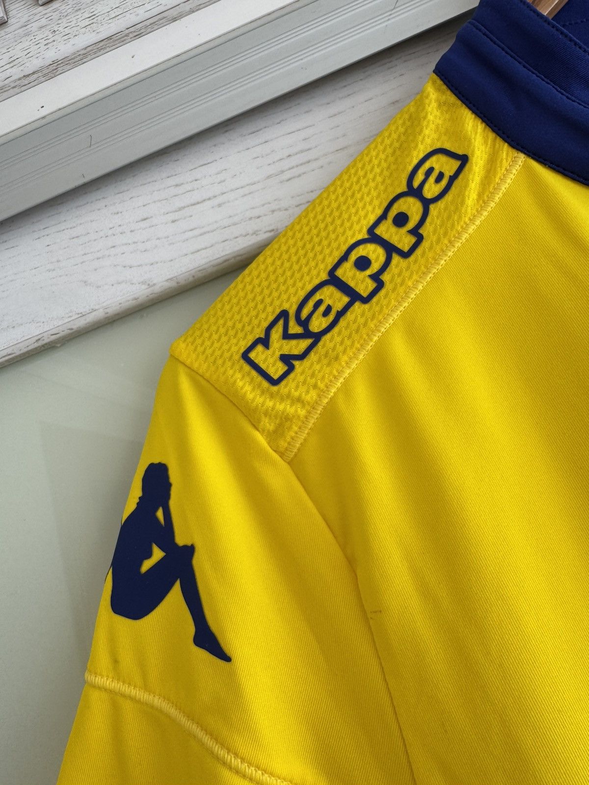 Kappa Leeds United 2015-2016 Away Player Issue Soccer Jersey Kit Size US L / EU 52-54 / 3 - 8 Thumbnail