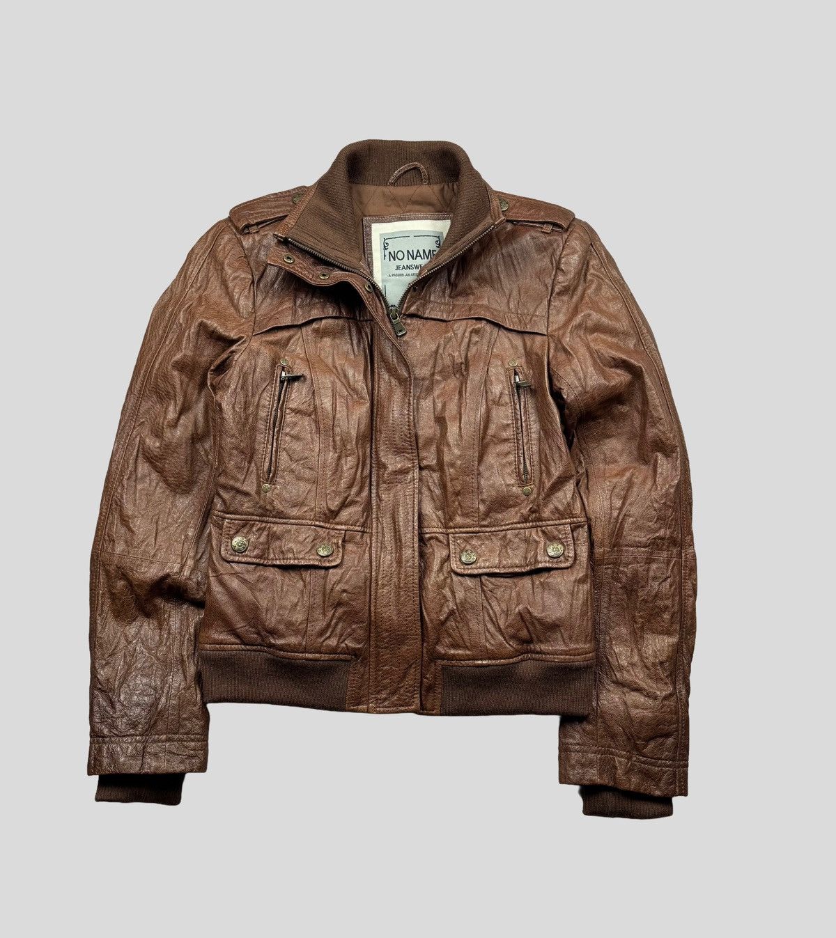 Japanese Brand Avant Garde Carol Christian Poell Style Leather Biker Jacket Size US S / EU 44-46 / 1 - 1 Thumbnail