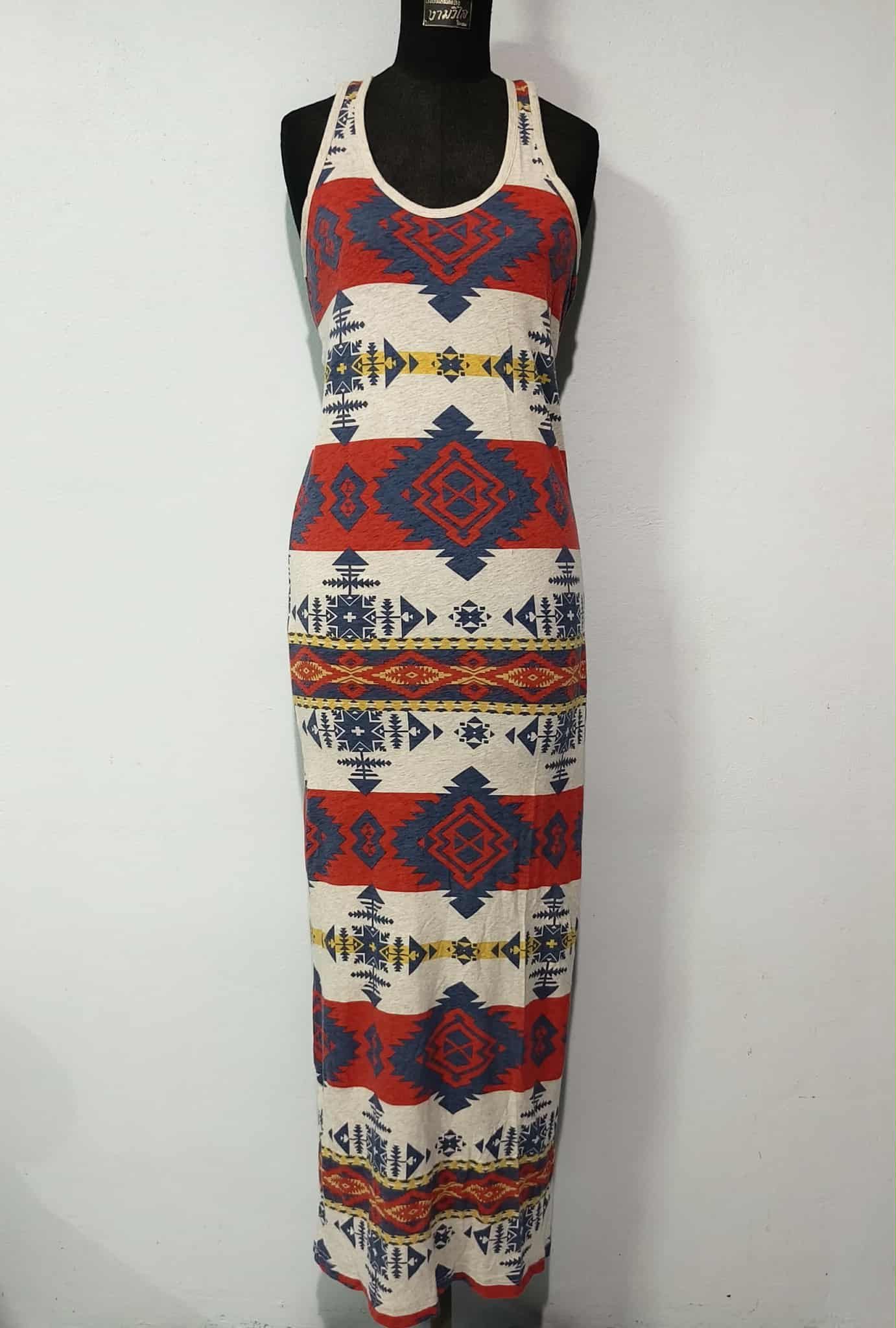 Denim & Supply Ralph Lauren Denim & Supply Ralph Lauren Aztec Print Tank Dress Size XS / US 0-2 / IT 36-38 - 1 Thumbnail