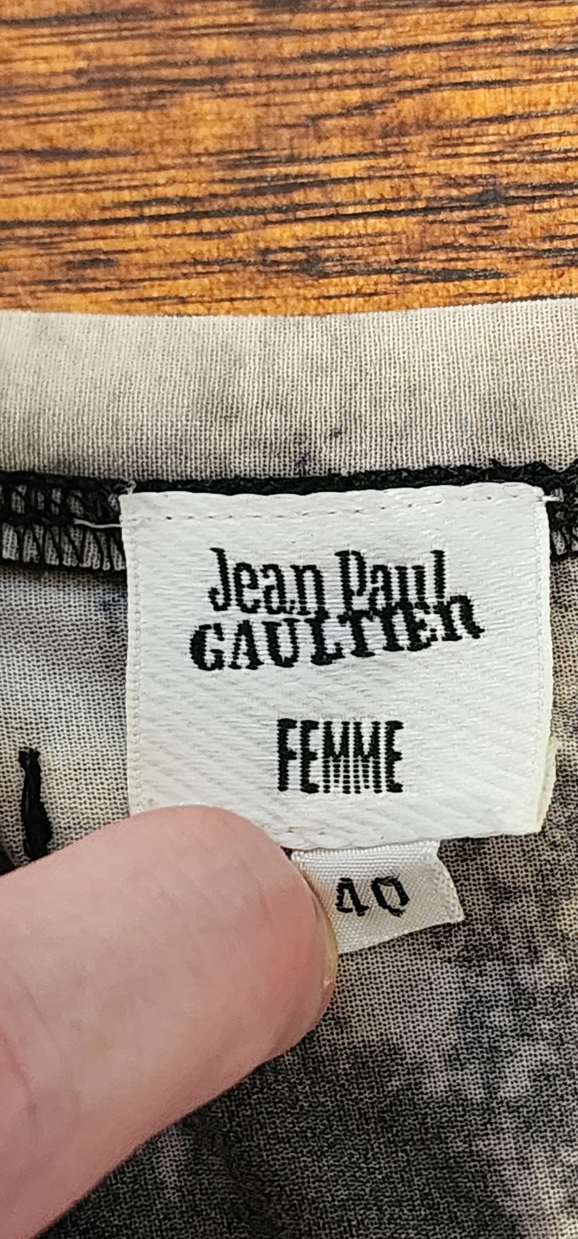 Jean Paul Gaultier Archive Floral Mesh Tattoo Top Size S / US 4 / IT 40 - 4 Thumbnail