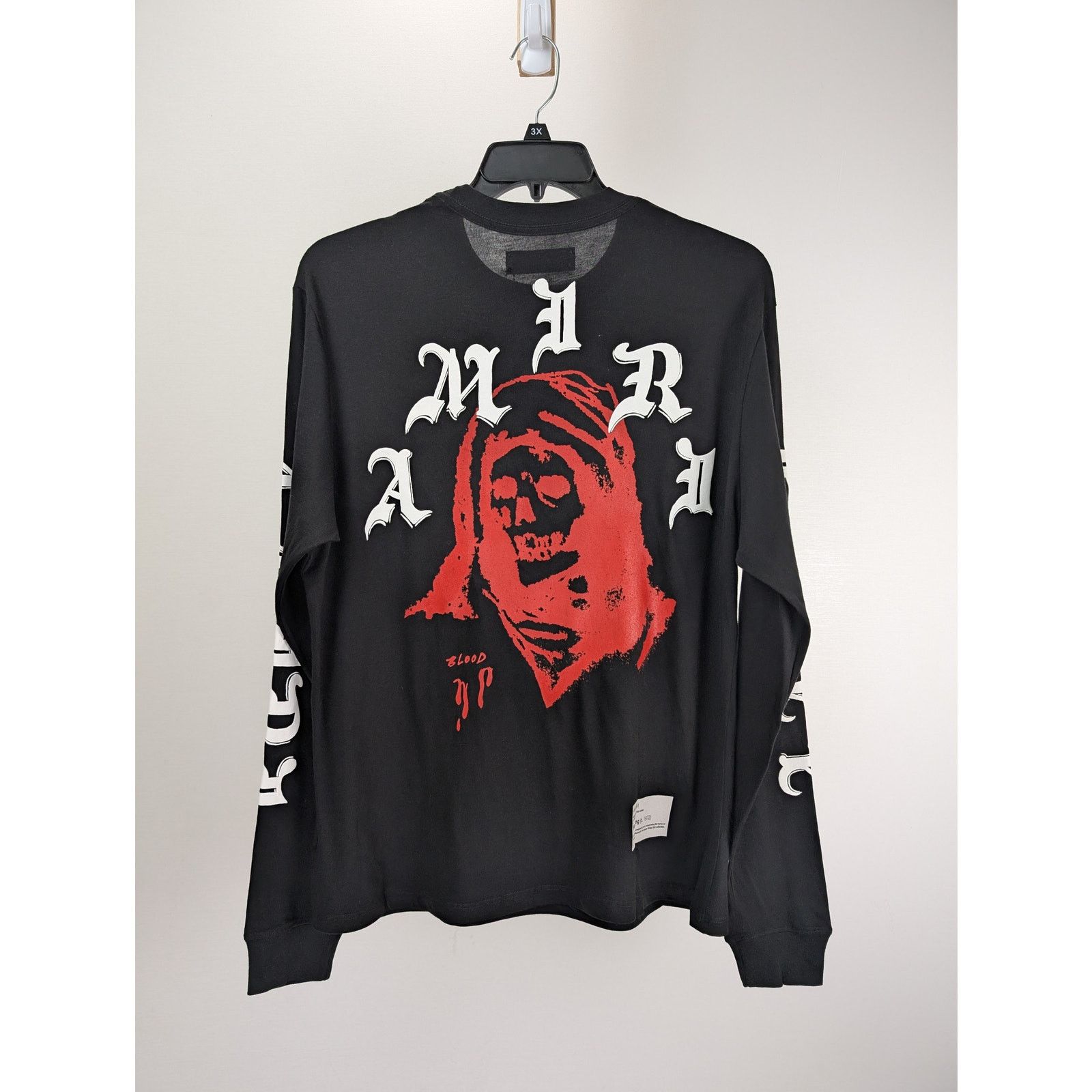 Amiri o1rshd1 Q:2 / Wes Lang Solar Kings Long Sleeve Tee T-Shirt Size US XL / EU 56 / 4 - 14 Thumbnail