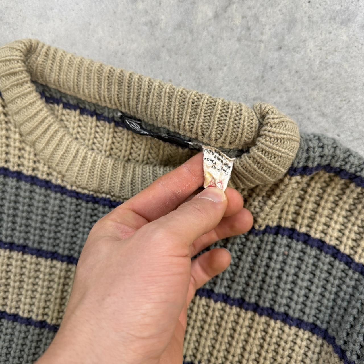Other Super fire vintage 1990s striped knit sweater Size US M / EU 48-50 / 2 - 3 Thumbnail