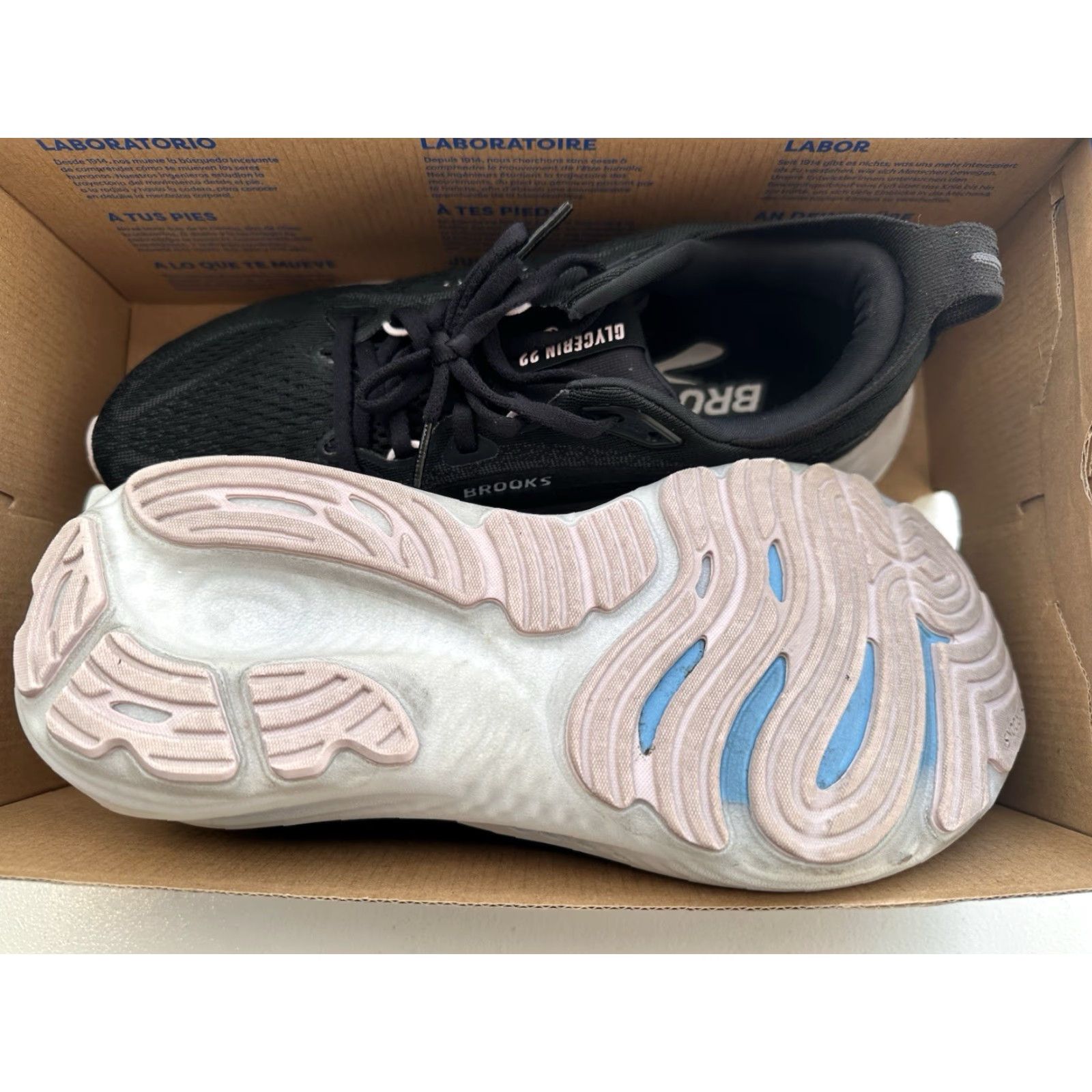 Brooks Brooks Glycerin 22 Sneakers Women US 9B Multicolor Running Lace Up 1204341B024 Size US 9 / IT 39 - 3 Thumbnail