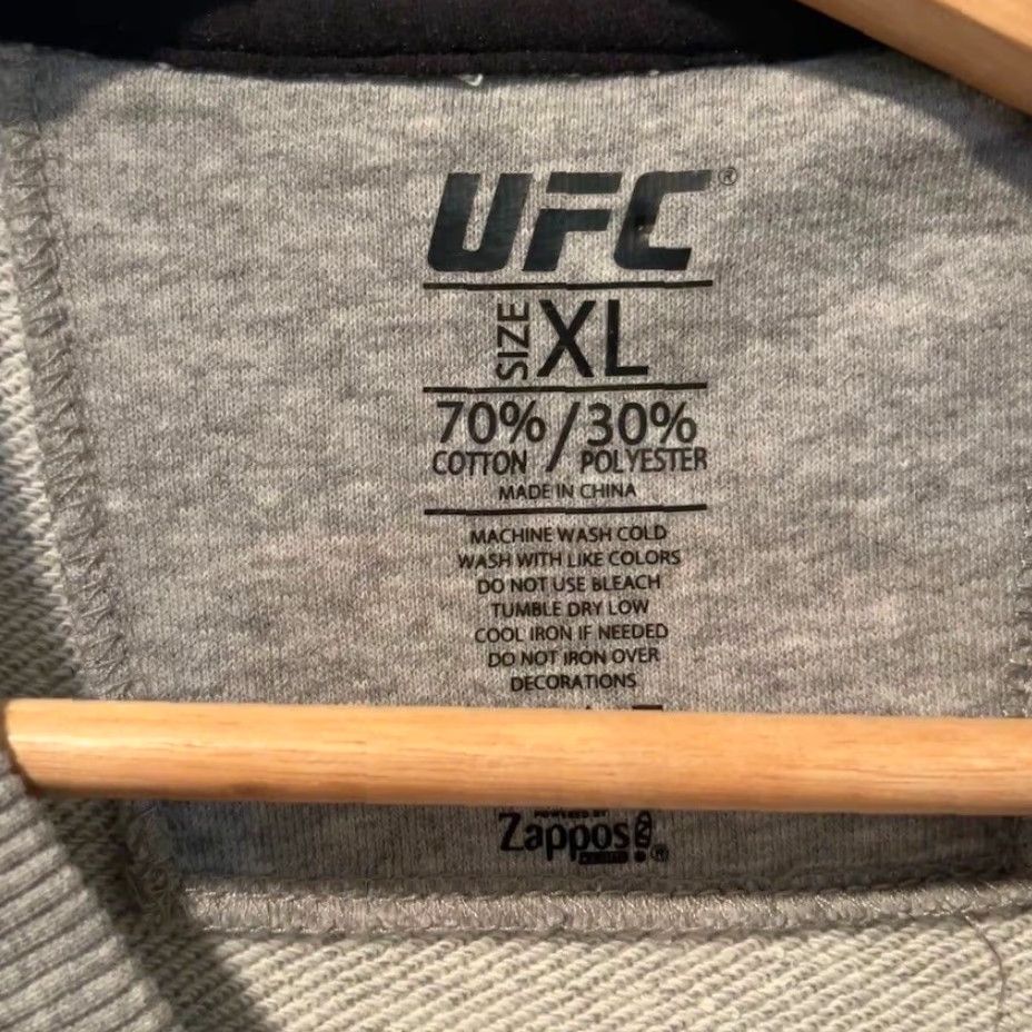 UFC UFC Sweatshirt Mens XL Gray Crewneck NWOT Sports Graphic Print V-stitch Neckline UIL? Size US XL / EU 56 / 4 - 5 Thumbnail