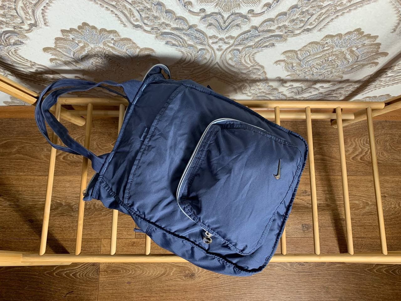 Nike × Vintage VERY RARE NIKE BAG GORPCORE JAPAN STYLE Y2K DRILL 90s SWOOSH Size ONE SIZE - 3 Thumbnail