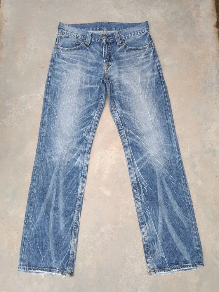 Vintage Levi's Jeans 502 Distressed Straight Leg Denim 32x32