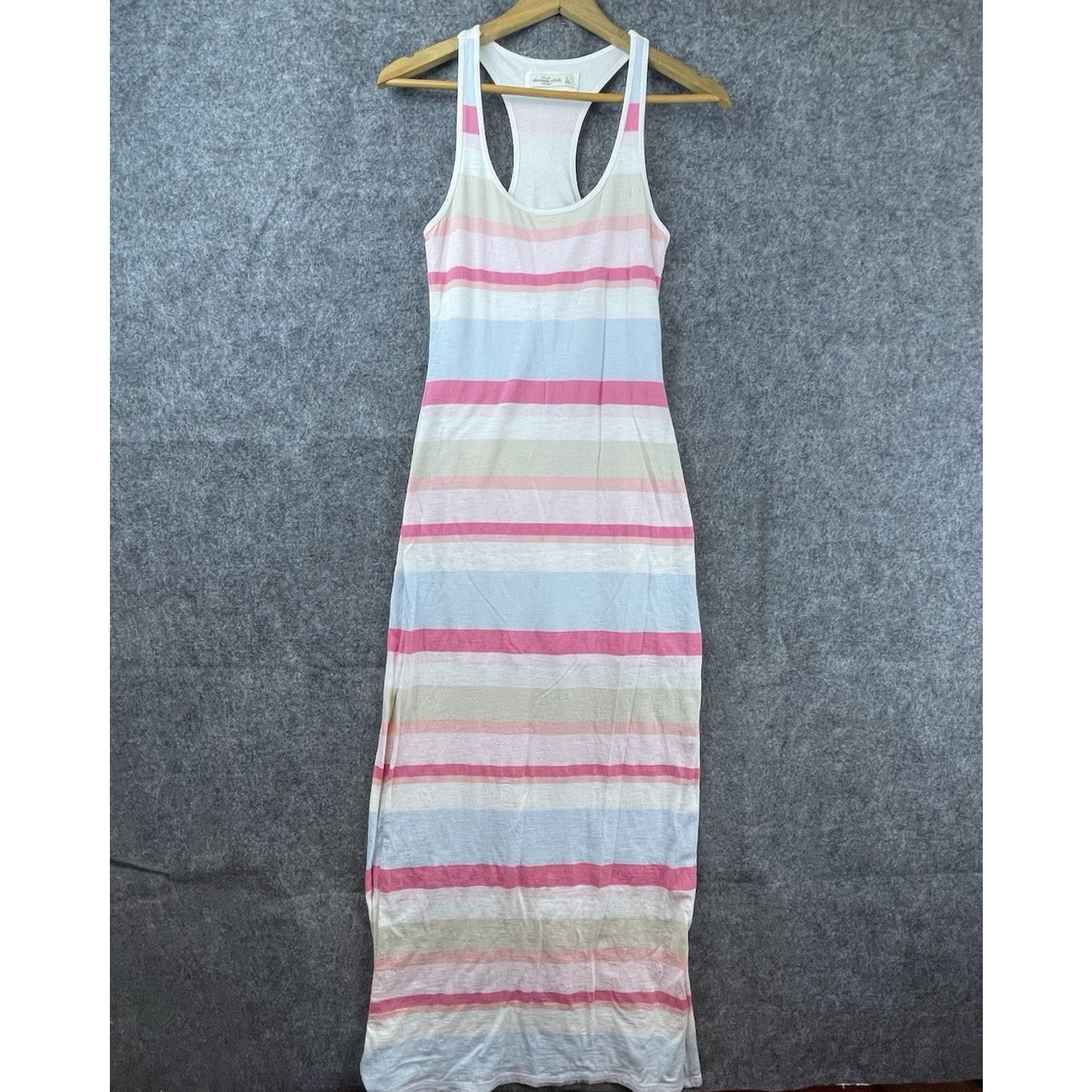 Abercrombie & Fitch Abercrombie & Fitch Dress Small Pastel Racerback Festival Size S / US 4 / IT 40 - 1 Thumbnail